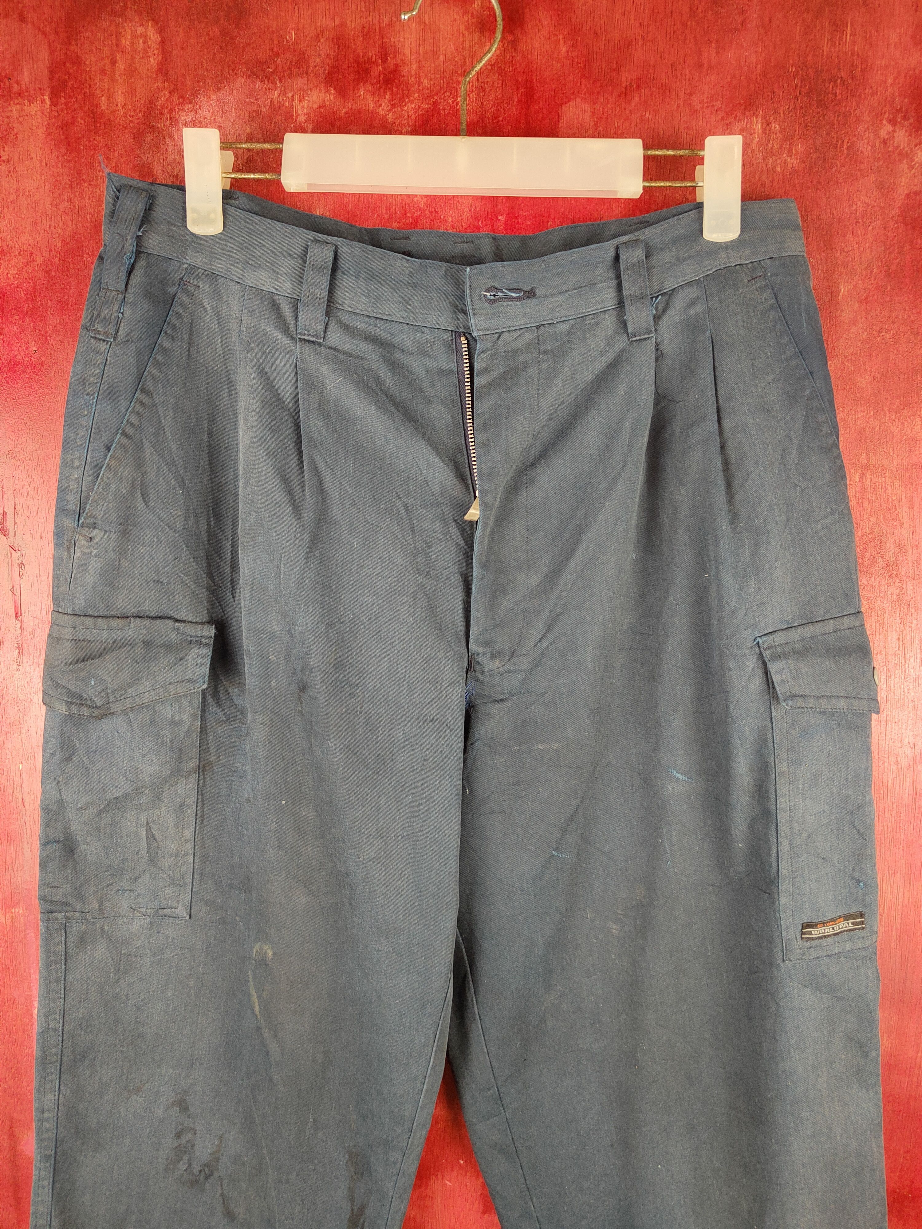 Japanese Brand × Vintage World Pal Dark Blue Tactical Cargo Pants #S822 Size US 30 / EU 46 - 2 Thumbnail