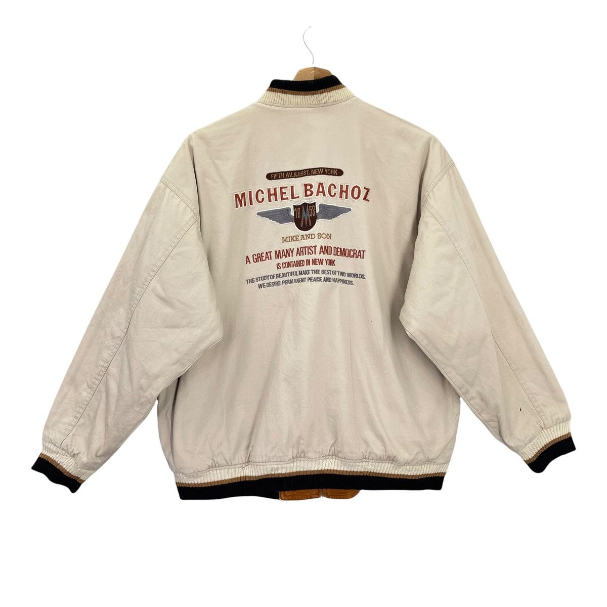 90s Micheal Bachoz Mike And Son Reversible Jacket Size M