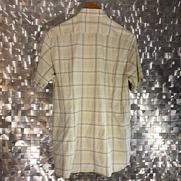 Ted Baker Ted Baker Cotton Short Sleeve Button Down Shirt Size US M / EU 48-50 / 2 - 4 Thumbnail