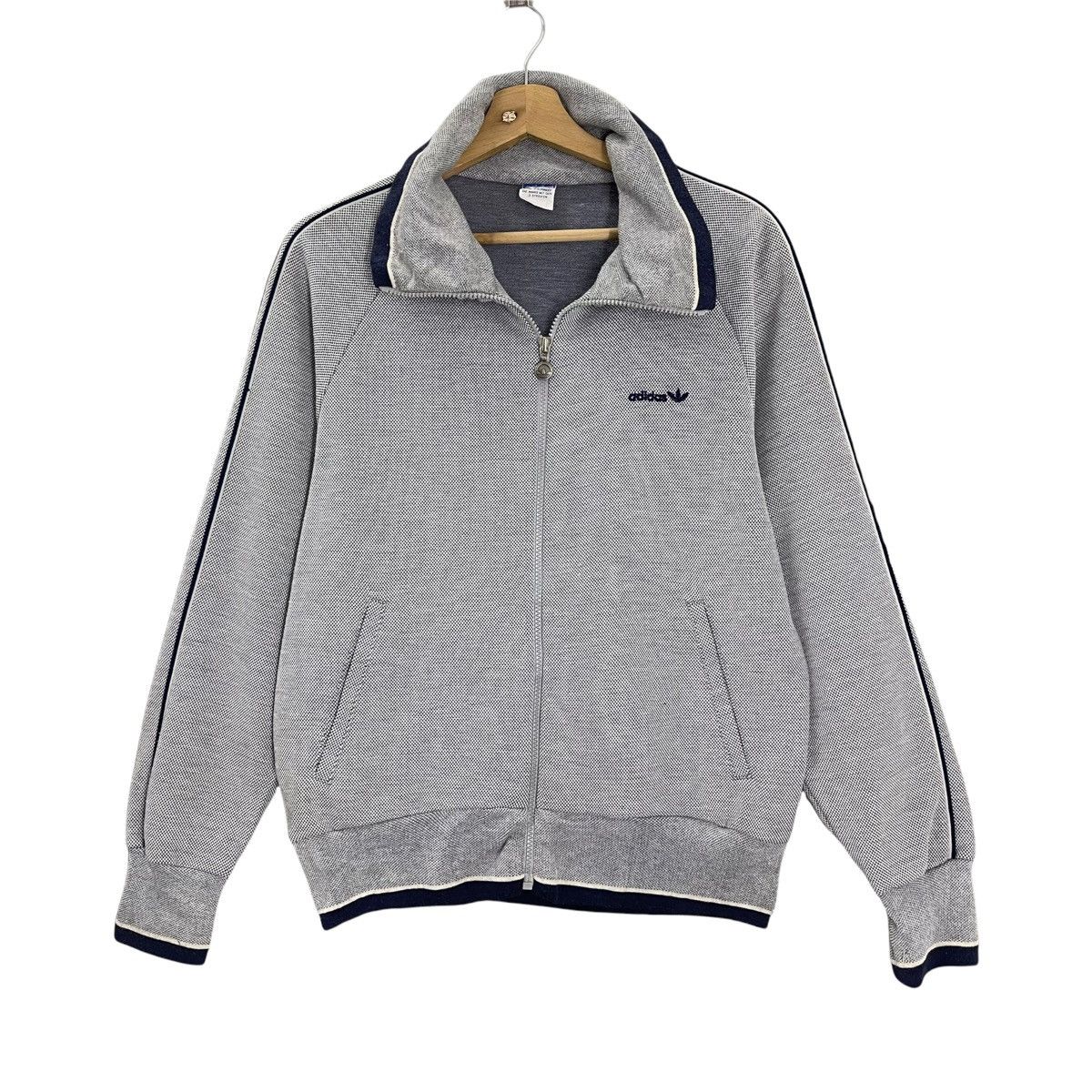 Adidas Vintage 90s Adidas Small Logo Zipper Sweater Size M Size US M / EU 48-50 / 2 - 3 Thumbnail