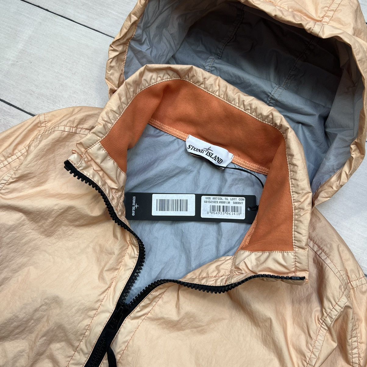 Stone Island Stone Island Hooded Jacket Shell Membrana 3L-TC Salmon Size US M / EU 48-50 / 2 - 4 Thumbnail