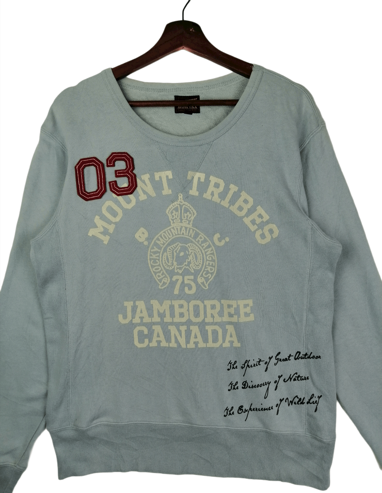 Avirex × Vintage Avirex Big Logo Sweatshirt Size US M / EU 48-50 / 2 - 5 Thumbnail