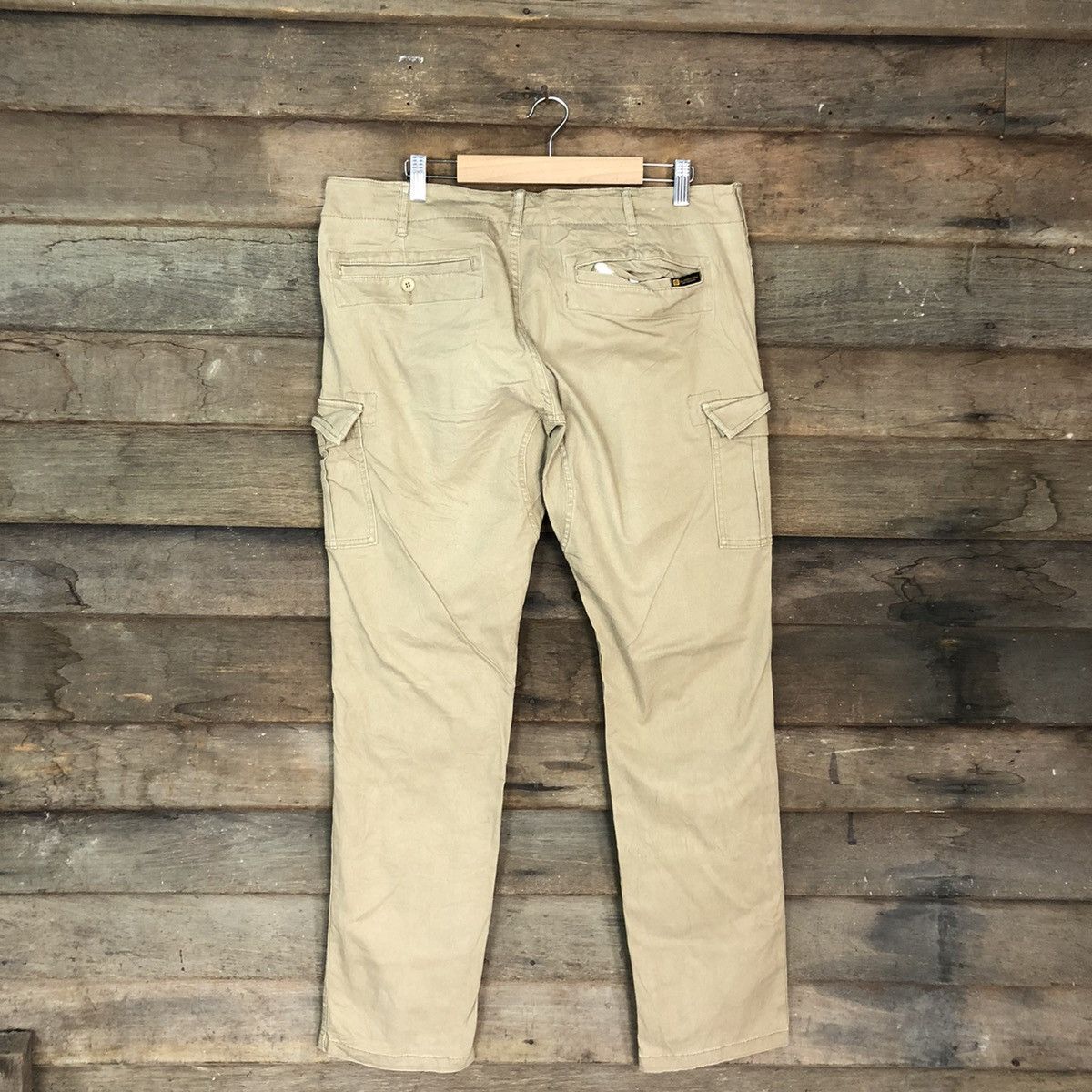 Japanese Brand Gladiator Brown Multipocket Tactical Cargo Pants #c1214 Size US 34 / EU 50 - 9 Thumbnail