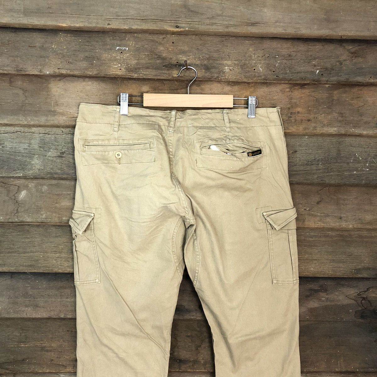 Japanese Brand Gladiator Brown Multipocket Tactical Cargo Pants #c1214 Size US 34 / EU 50 - 10 Thumbnail