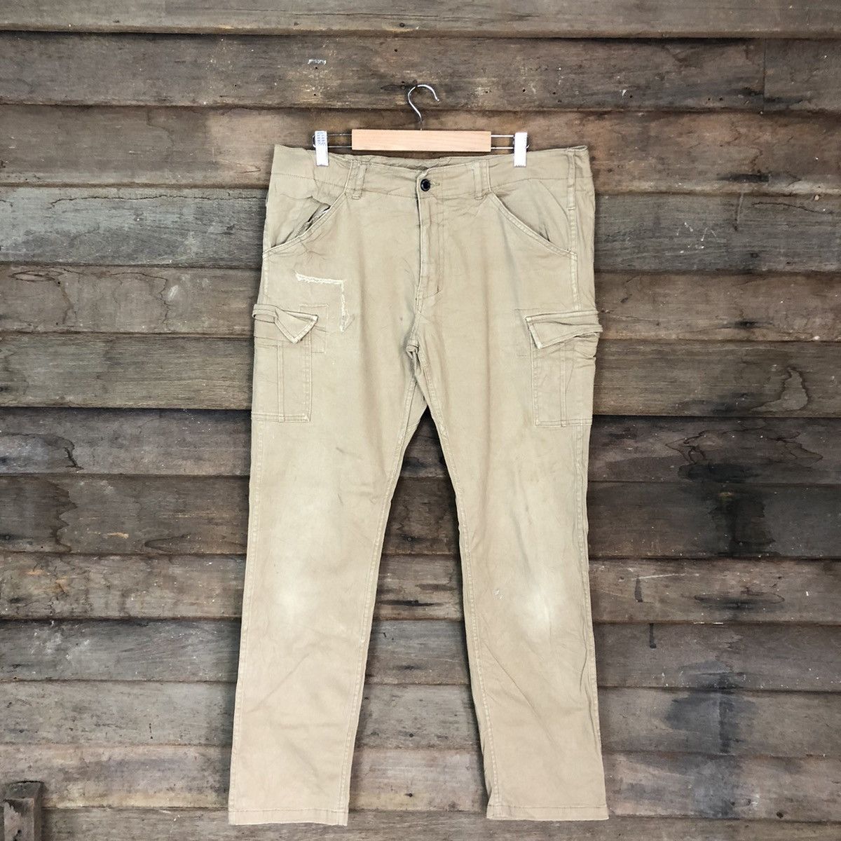 Japanese Brand Gladiator Brown Multipocket Tactical Cargo Pants #c1214 Size US 34 / EU 50 - 1 Thumbnail