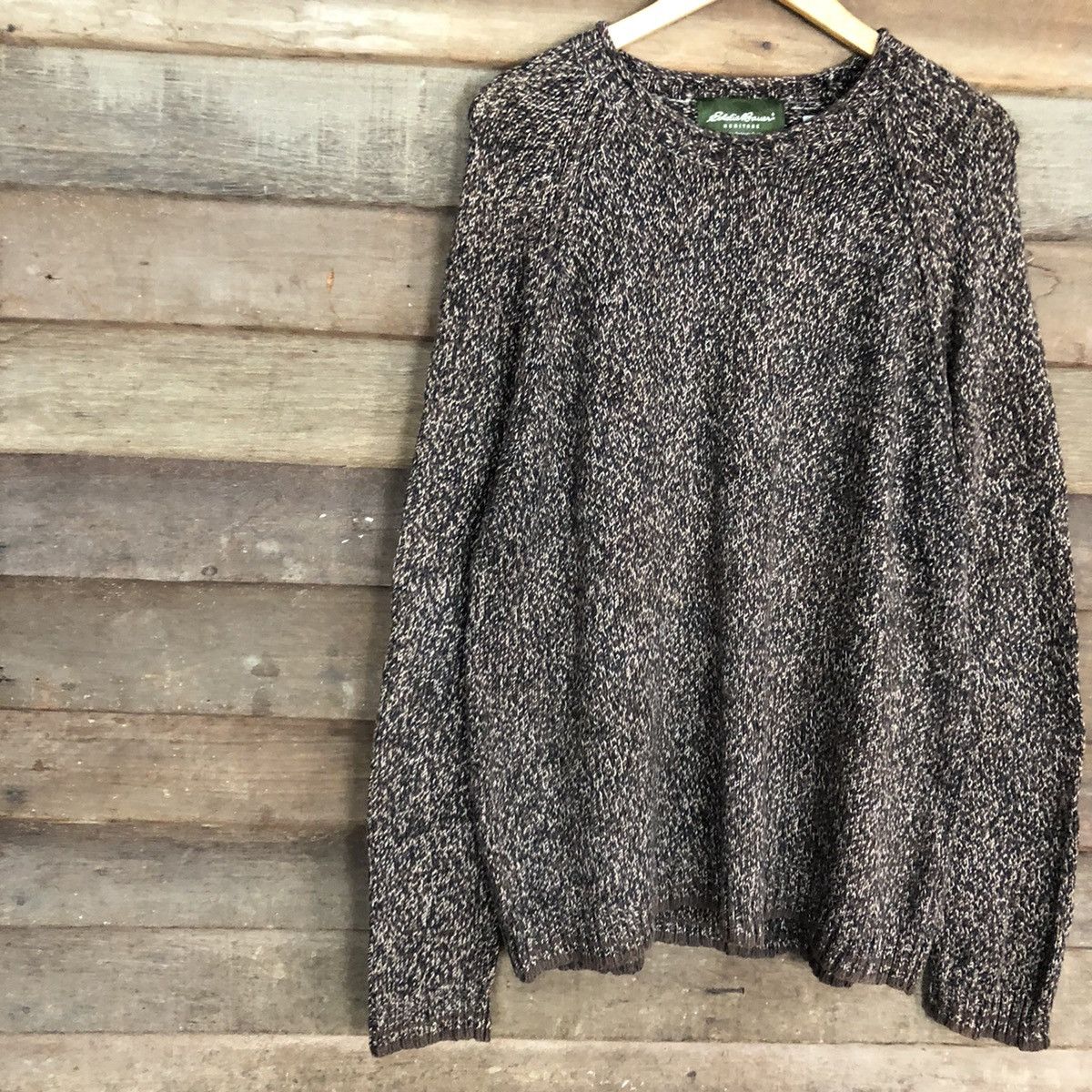 Eddie Bauer × Homespun Knitwear Eddie Bauer Brown Knitwear #163B Size US L / EU 52-54 / 3 - 7 Thumbnail