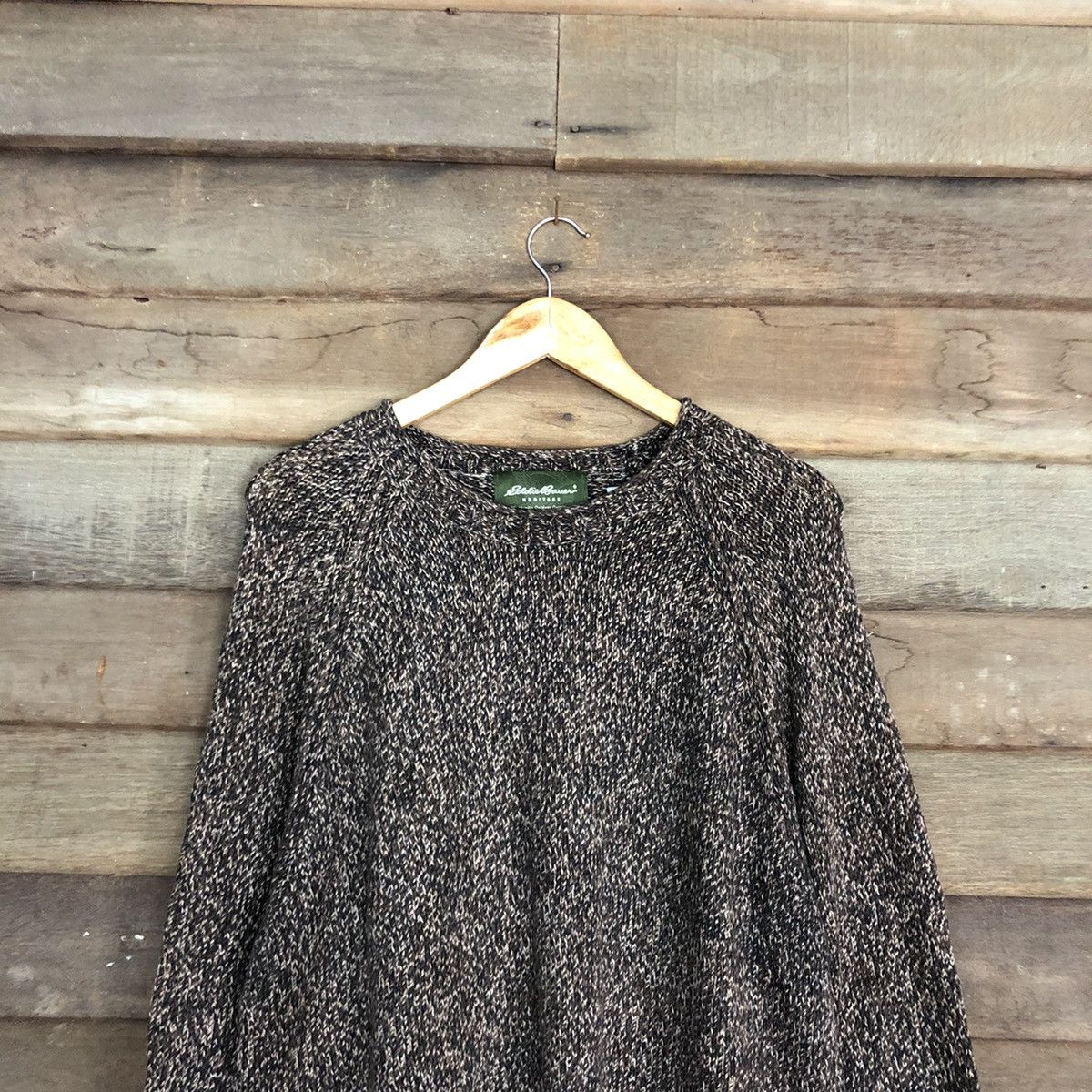 Eddie Bauer × Homespun Knitwear Eddie Bauer Brown Knitwear #163B Size US L / EU 52-54 / 3 - 2 Thumbnail