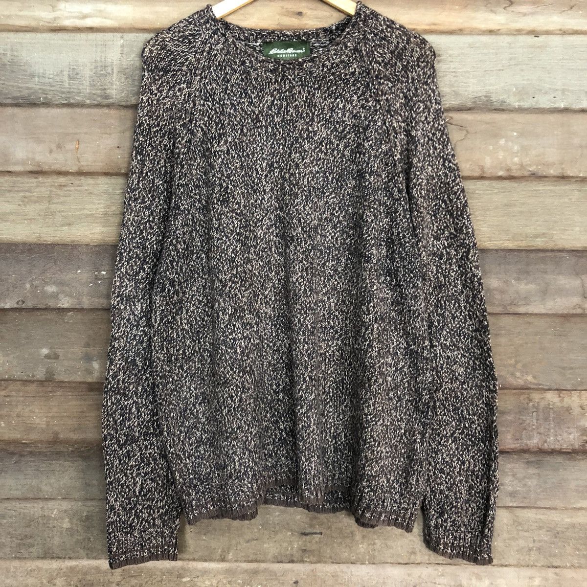 Eddie Bauer × Homespun Knitwear Eddie Bauer Brown Knitwear #163B Size US L / EU 52-54 / 3 - 8 Thumbnail