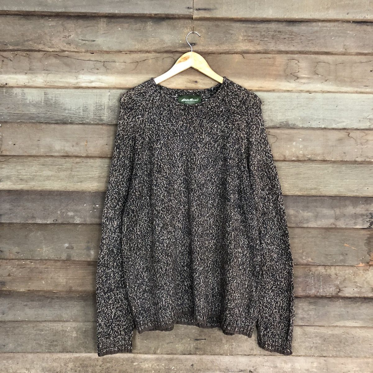 Eddie Bauer × Homespun Knitwear Eddie Bauer Brown Knitwear #163B Size US L / EU 52-54 / 3 - 1 Thumbnail