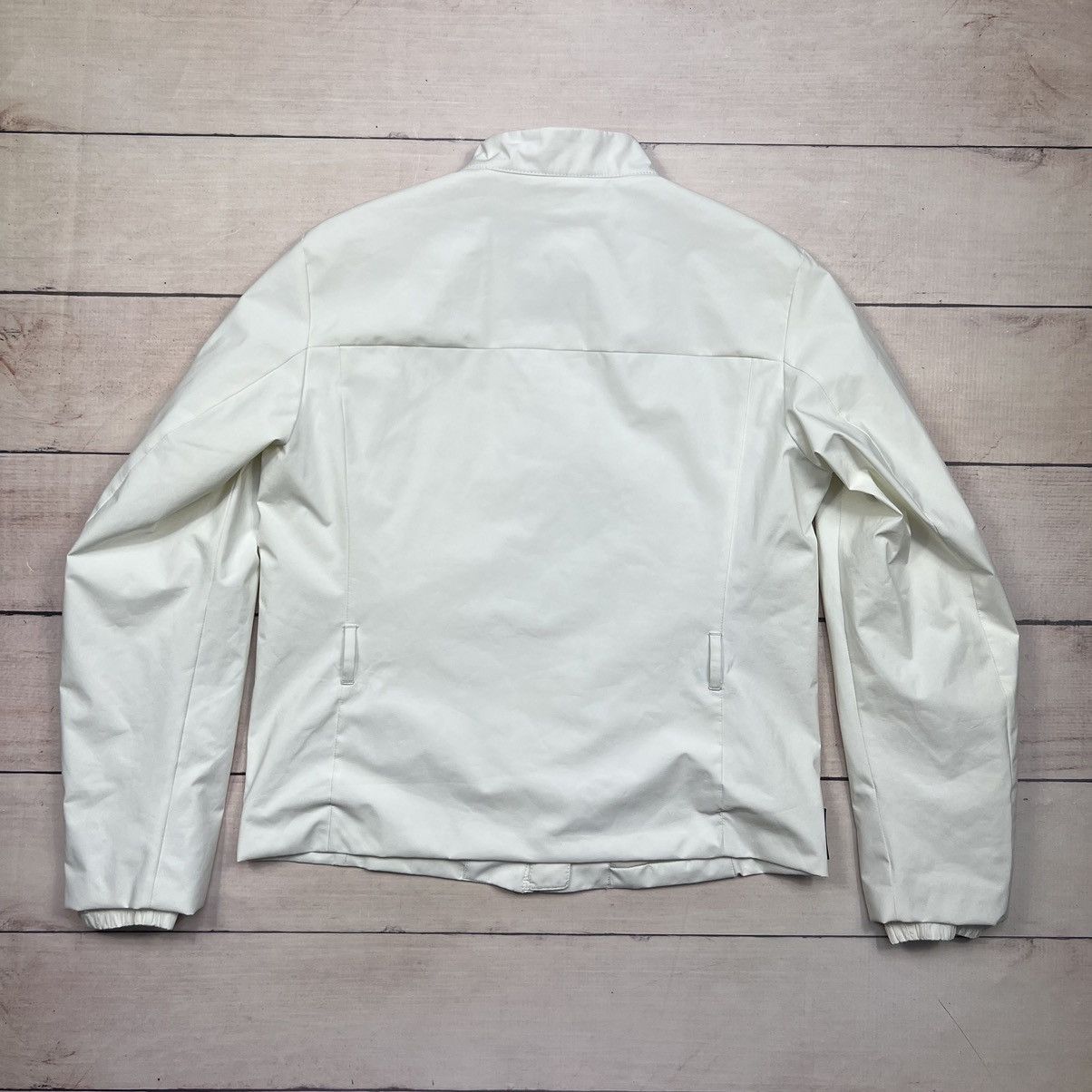 Designer × Prada Prada Nylon White Wind Stopper Goretex Light Jacket Size M / US 6-8 / IT 42-44 - 11 Thumbnail