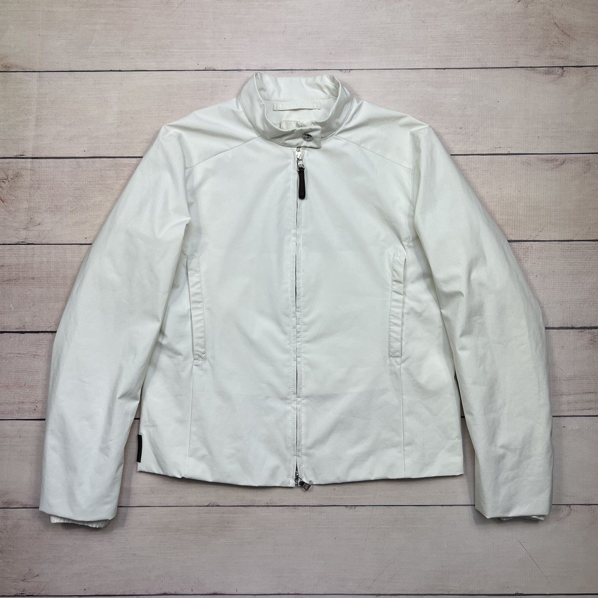 Designer × Prada Prada Nylon White Wind Stopper Goretex Light Jacket Size M / US 6-8 / IT 42-44 - 1 Thumbnail