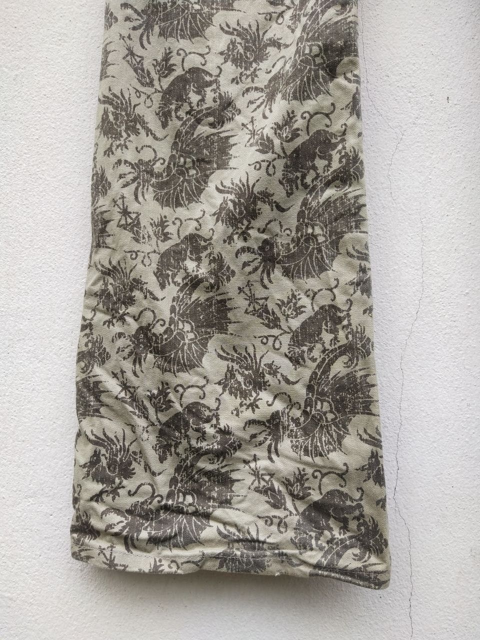 Schlussel Japanese Brand SCHLÜSSEL Art Animal Fullprint Flare Pants Size US 32 / EU 48 - 15 Thumbnail