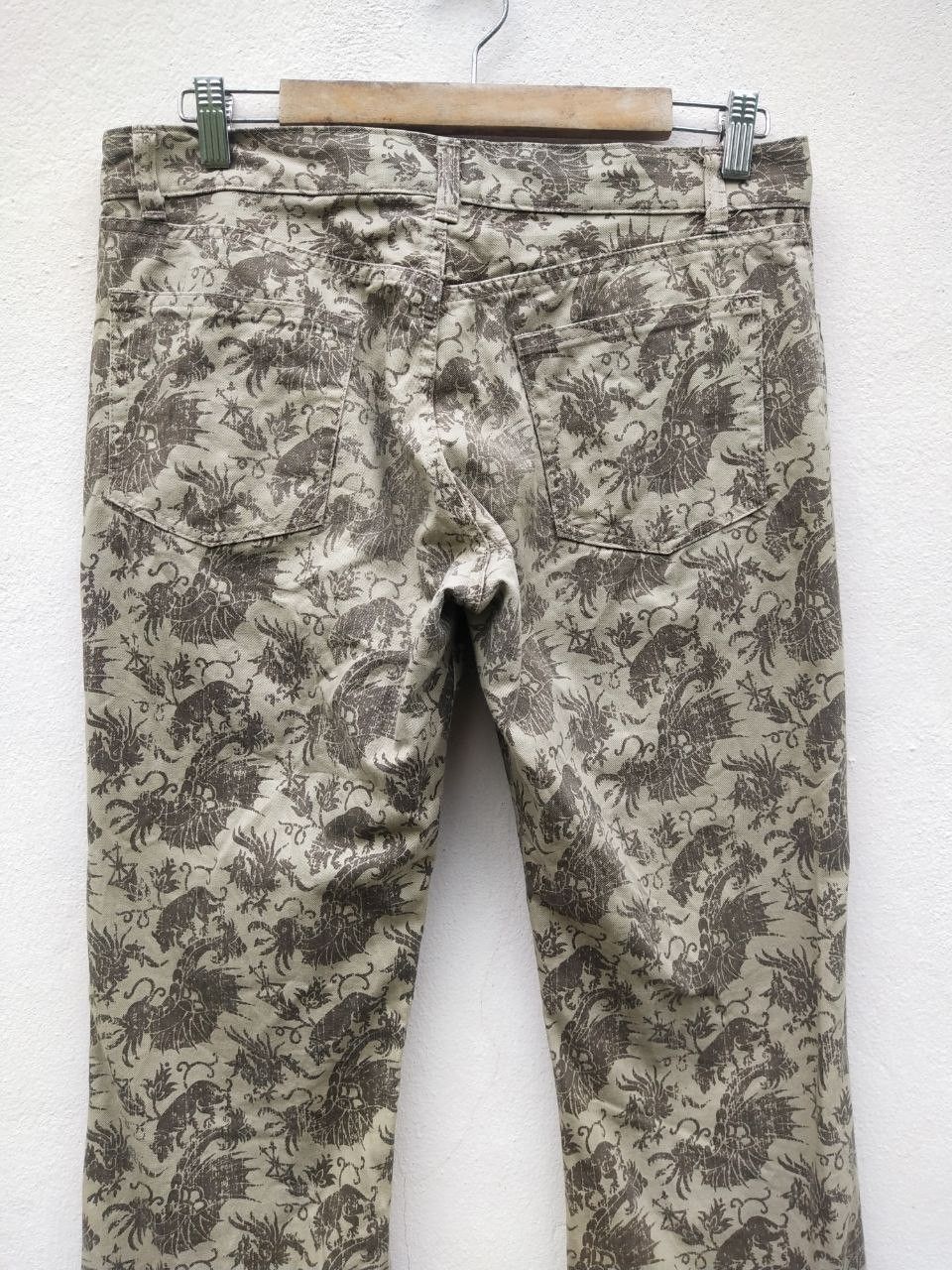 Schlussel Japanese Brand SCHLÜSSEL Art Animal Fullprint Flare Pants Size US 32 / EU 48 - 12 Thumbnail