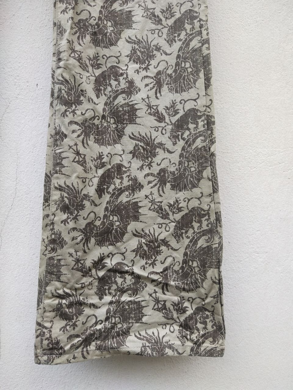 Schlussel Japanese Brand SCHLÜSSEL Art Animal Fullprint Flare Pants Size US 32 / EU 48 - 11 Thumbnail