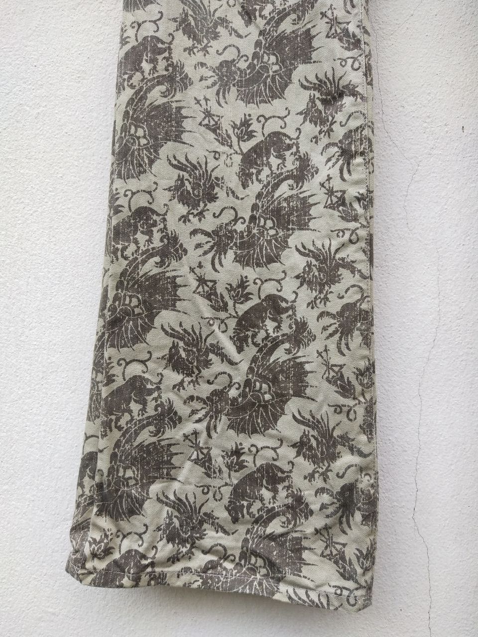 Schlussel Japanese Brand SCHLÜSSEL Art Animal Fullprint Flare Pants Size US 32 / EU 48 - 8 Thumbnail