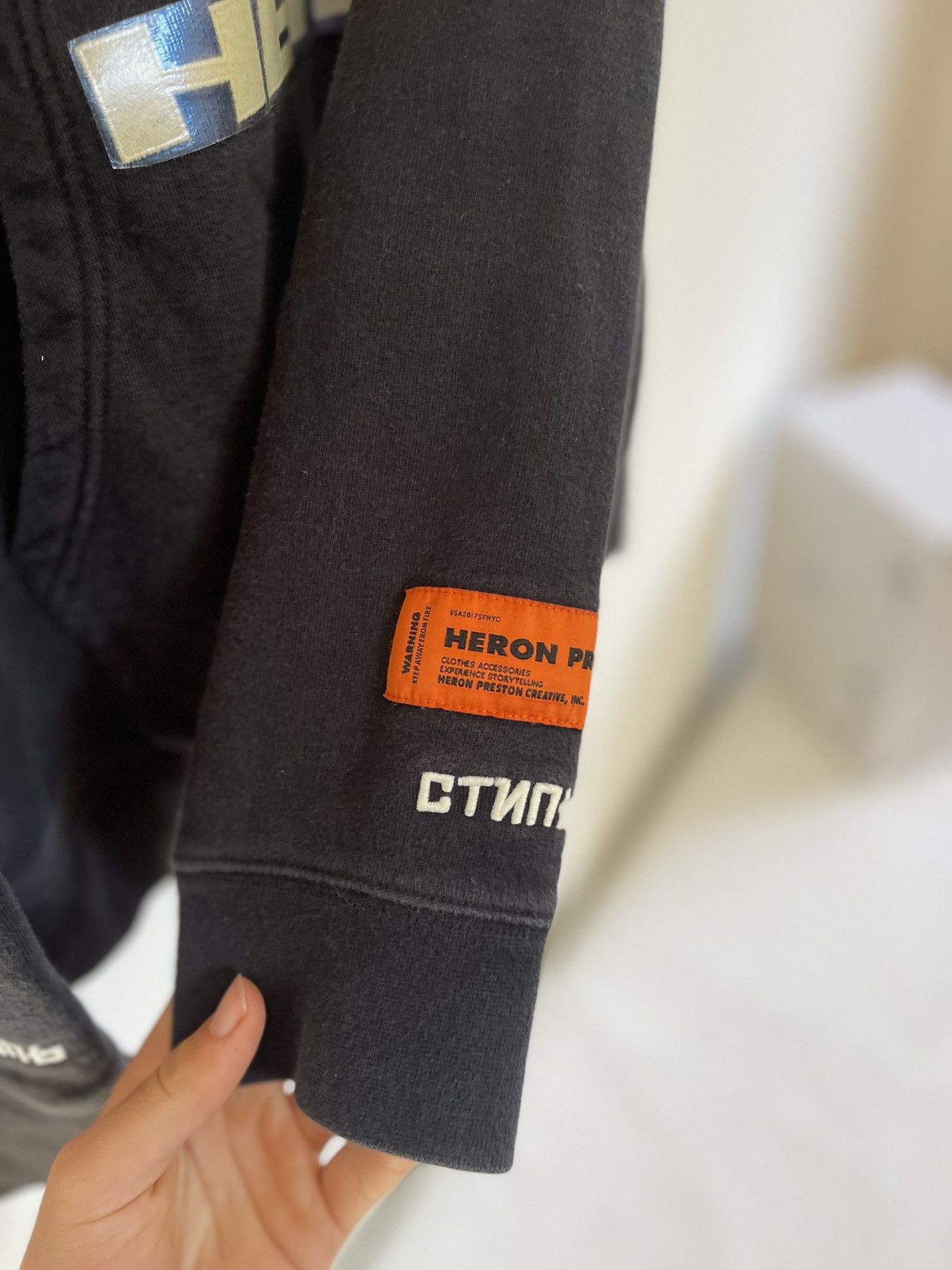 Heron Preston Heron Preston Logo printed hoodie Size US M / EU 48-50 / 2 - 10 Thumbnail