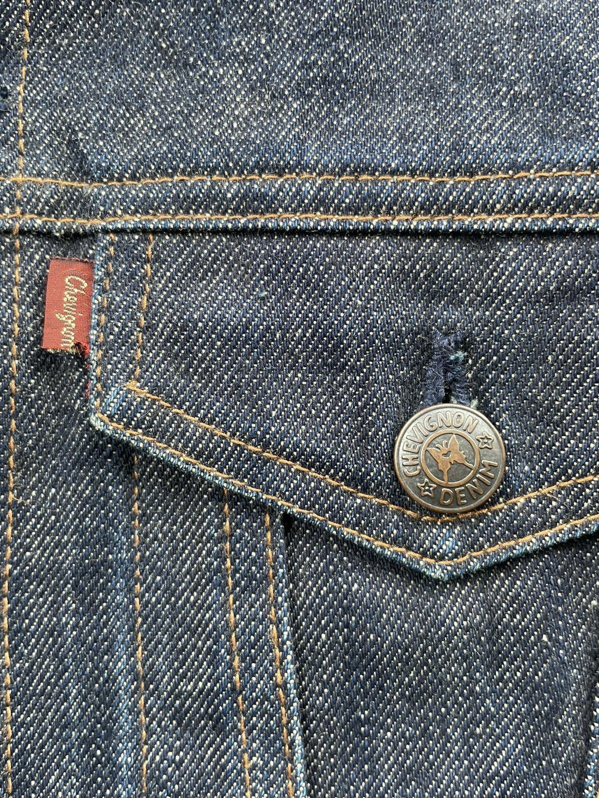 Chevignon Vintage Chevignon Selvedge Denim Jacket Size S / US 4 / IT 40 - 14 Thumbnail