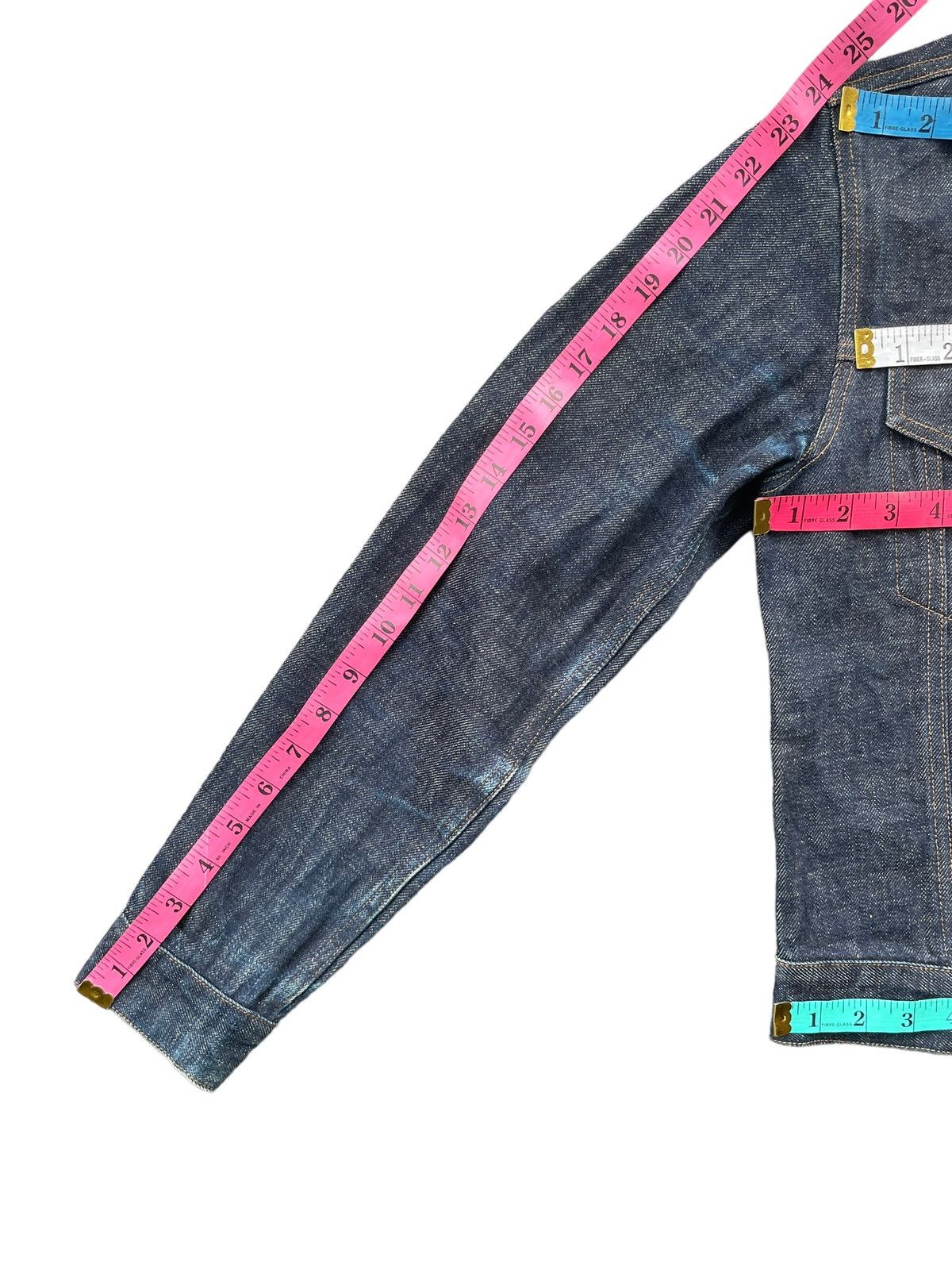 Chevignon Vintage Chevignon Selvedge Denim Jacket Size S / US 4 / IT 40 - 16 Thumbnail