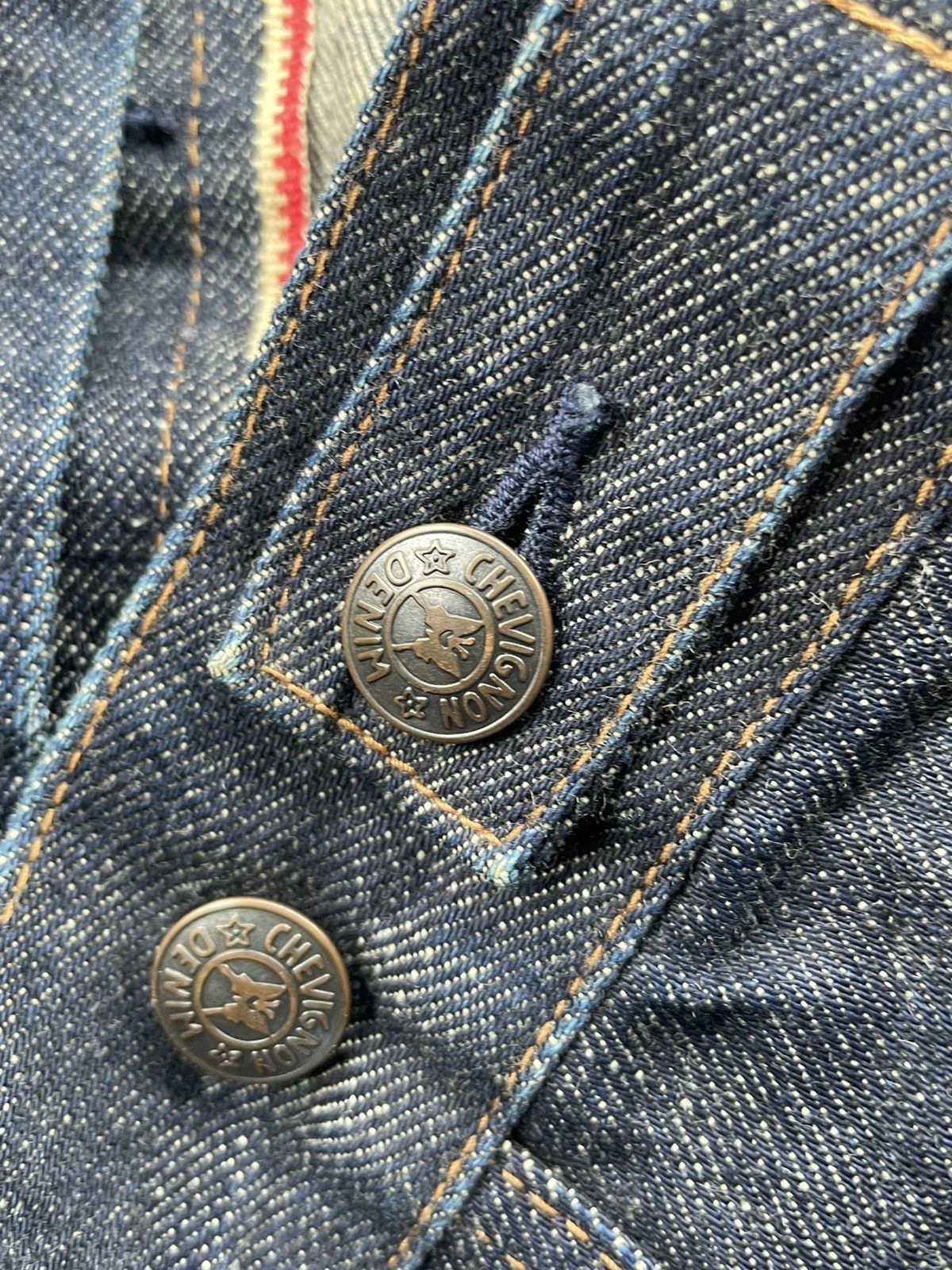 Chevignon Vintage Chevignon Selvedge Denim Jacket Size S / US 4 / IT 40 - 11 Thumbnail