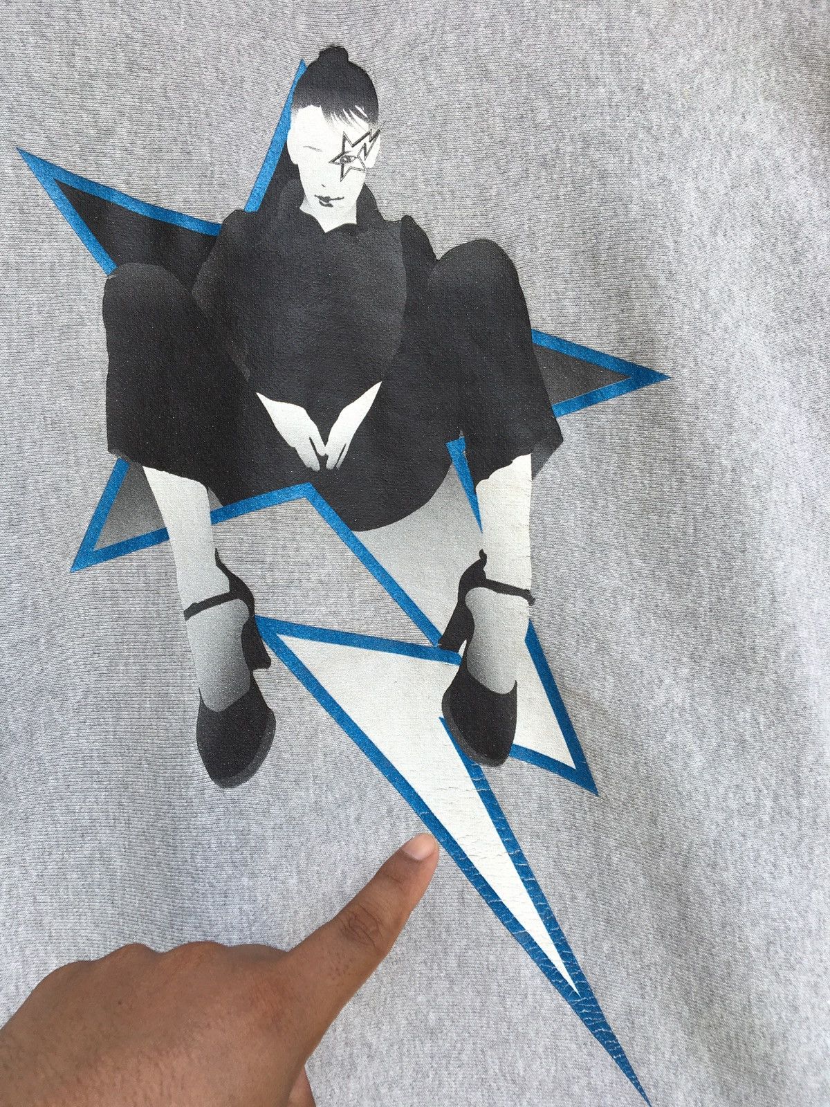 Bape Bapesta Girl Crewneck Size US M / EU 48-50 / 2 - 7 Thumbnail