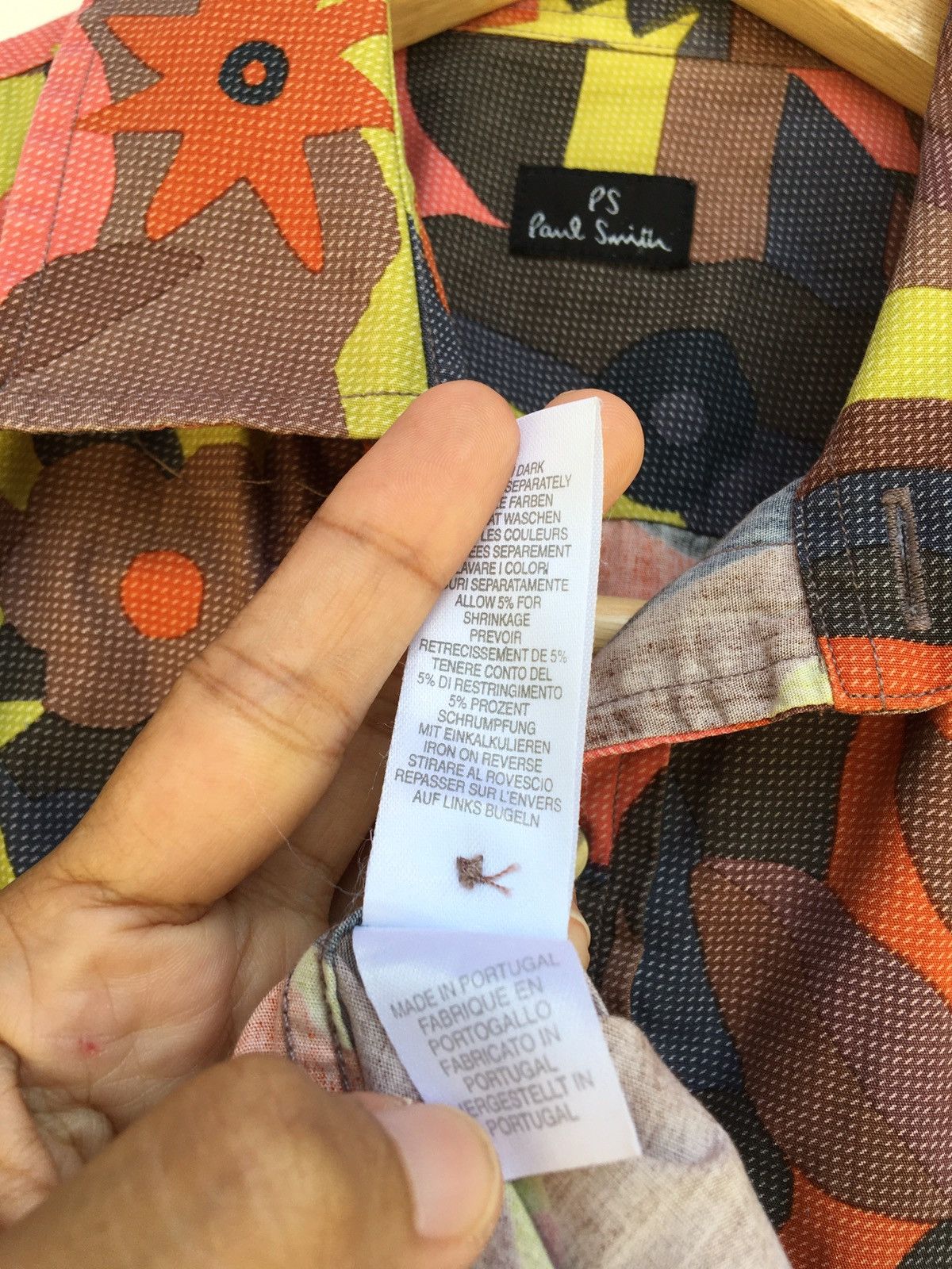 Paul Smith Paul Smith Multicolor Abstract Cotton Casual Buttons Shirt Size US M / EU 48-50 / 2 - 9 Thumbnail