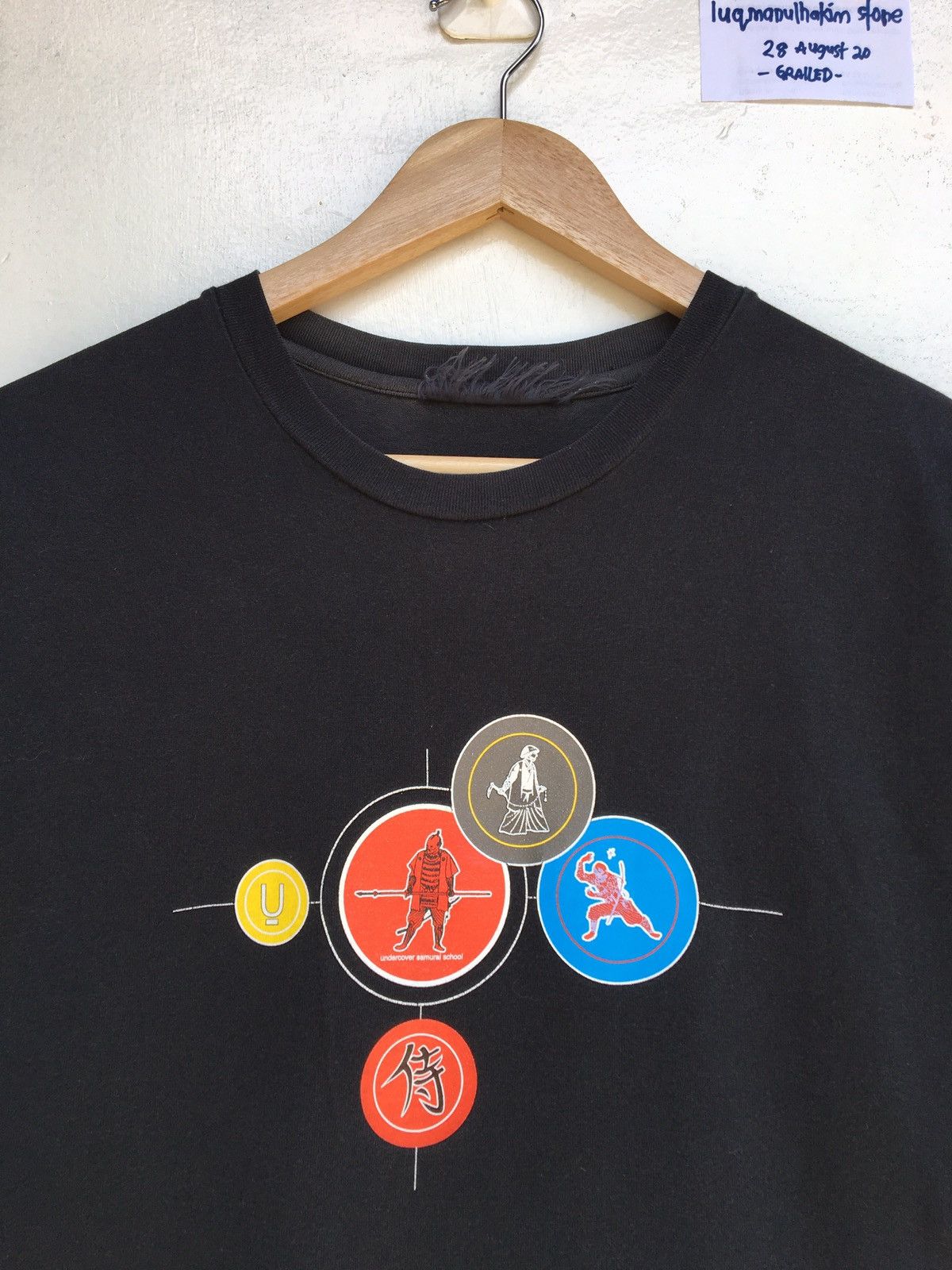 Jun Takahashi Rare Undercover SS2000 Samurai School Tshirt Size US L / EU 52-54 / 3 - 1 Thumbnail