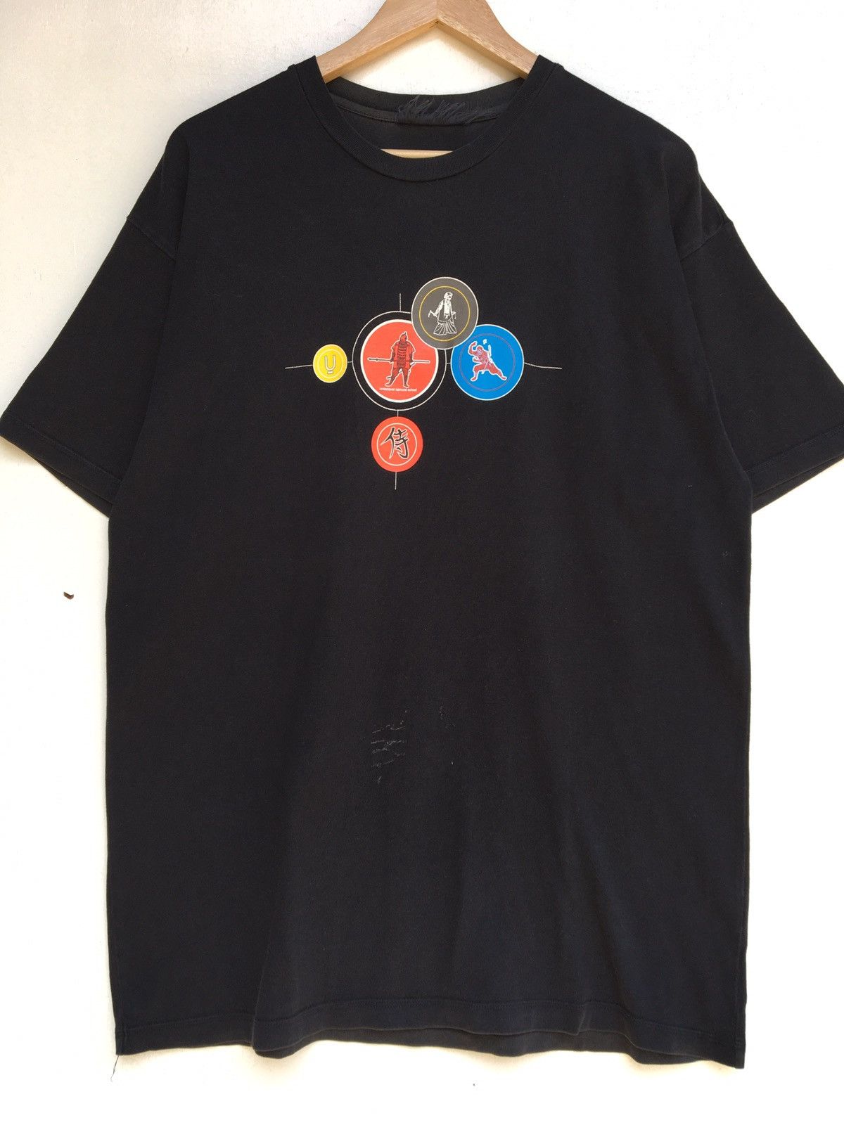 Jun Takahashi Rare Undercover SS2000 Samurai School Tshirt Size US L / EU 52-54 / 3 - 5 Thumbnail