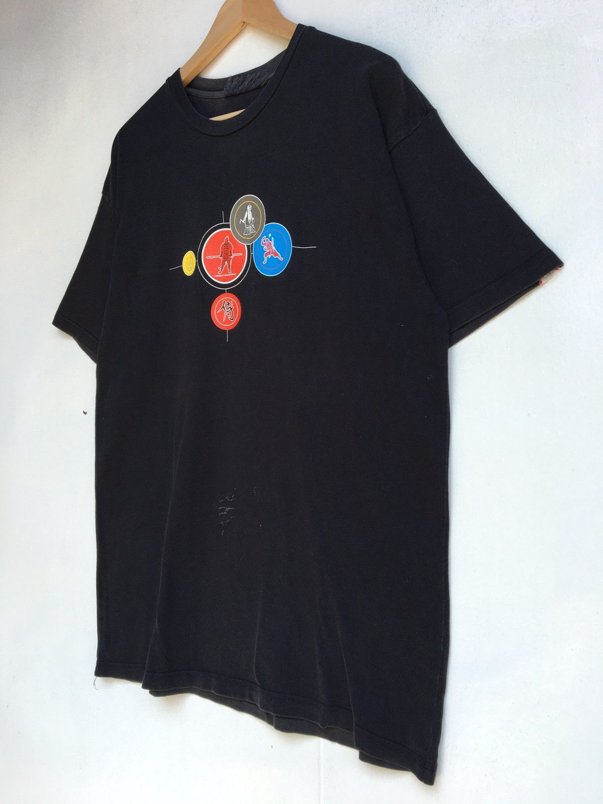 Jun Takahashi Rare Undercover SS2000 Samurai School Tshirt Size US L / EU 52-54 / 3 - 4 Thumbnail