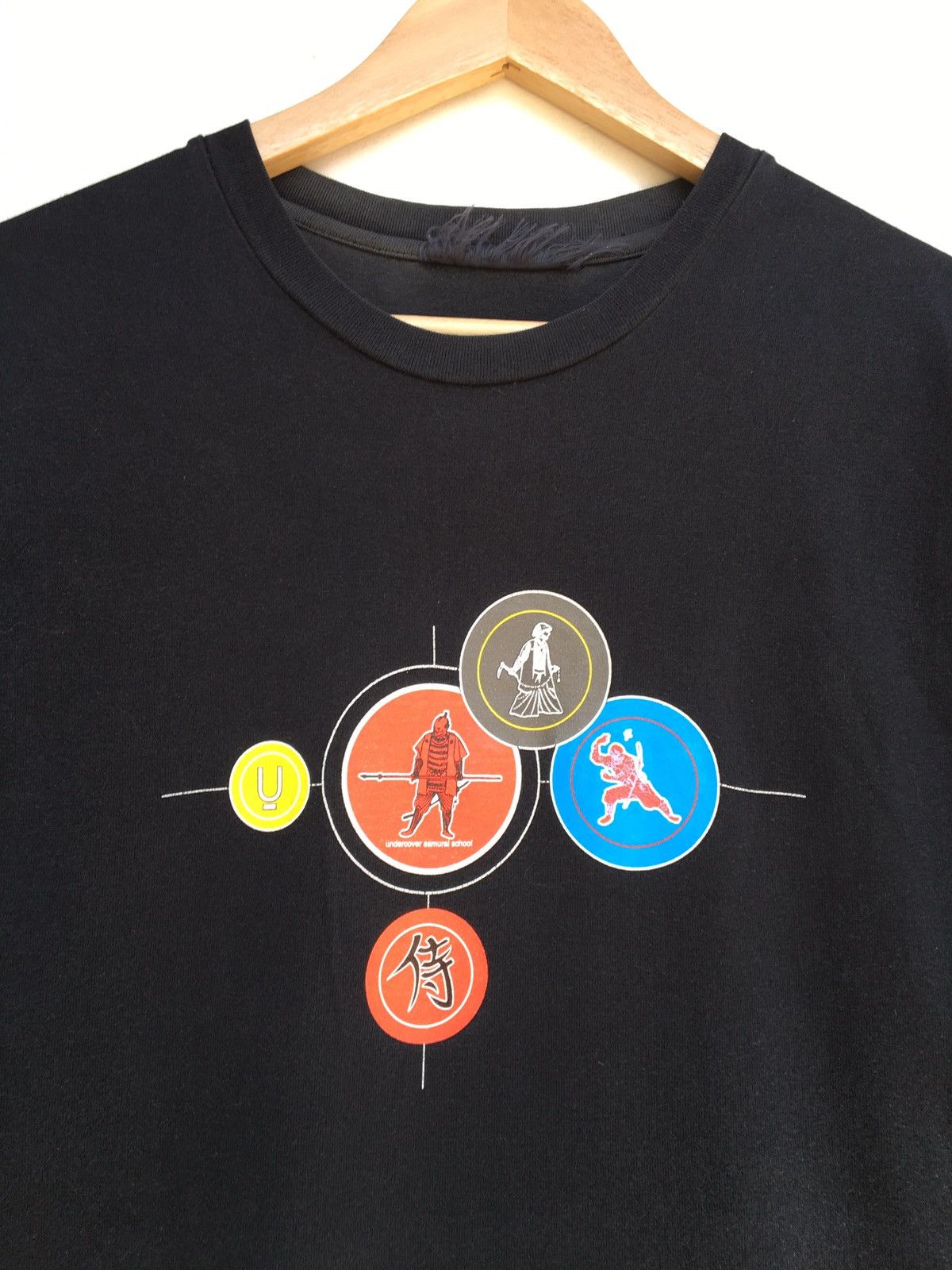 Jun Takahashi Rare Undercover SS2000 Samurai School Tshirt Size US L / EU 52-54 / 3 - 7 Thumbnail