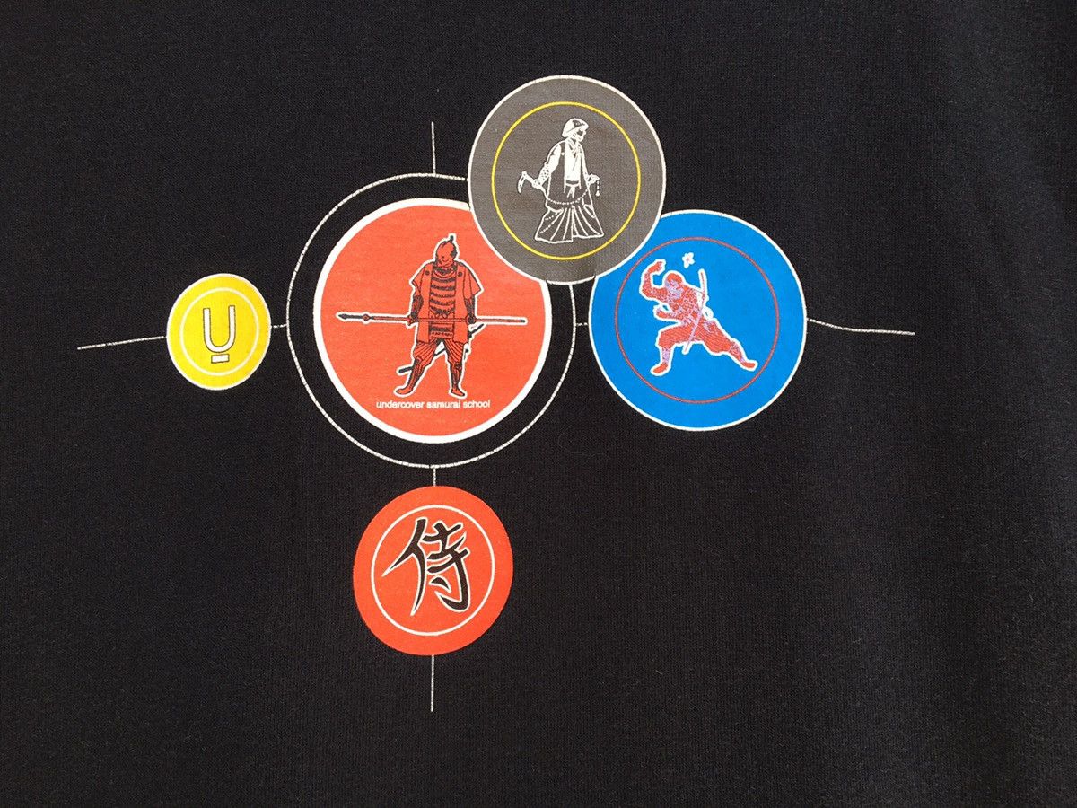Jun Takahashi Rare Undercover SS2000 Samurai School Tshirt Size US L / EU 52-54 / 3 - 8 Thumbnail