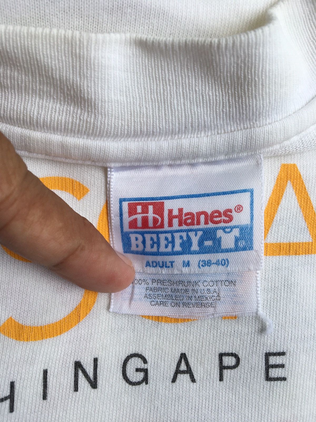 Bape Hanes Bape.com Tee Size US M / EU 48-50 / 2 - 8 Thumbnail