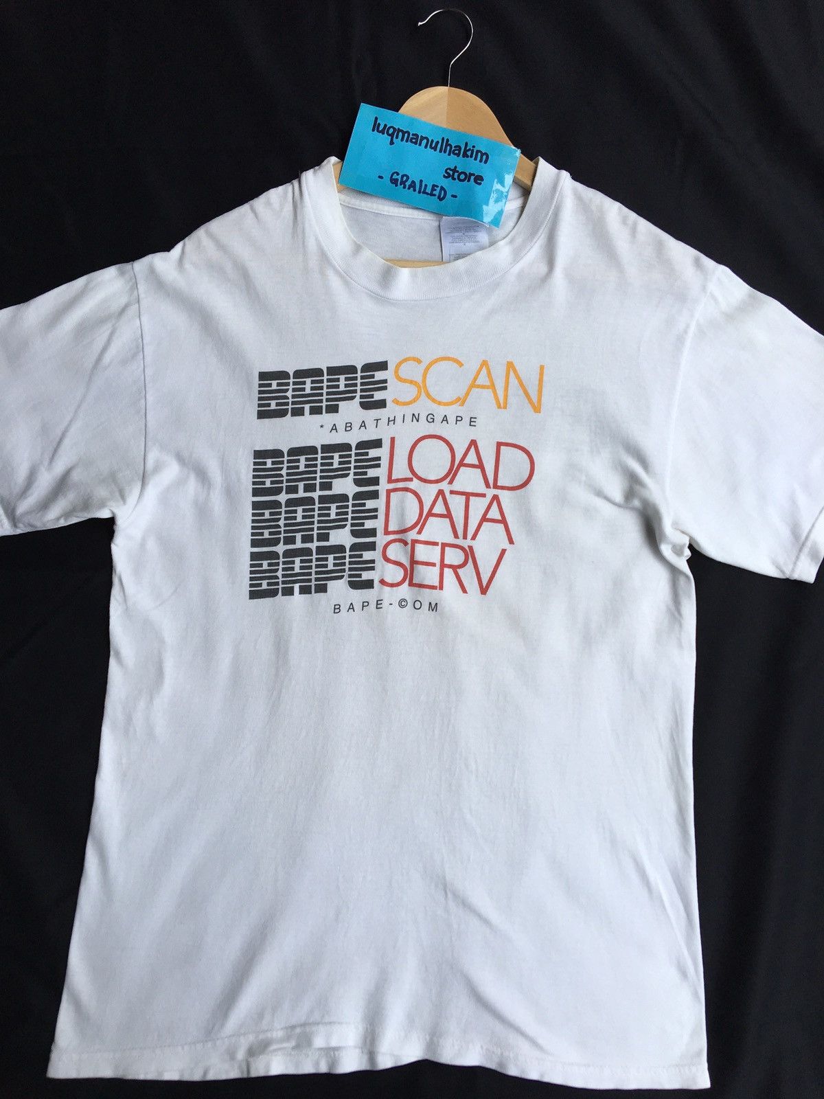 Bape Hanes Bape.com Tee Size US M / EU 48-50 / 2 - 3 Thumbnail