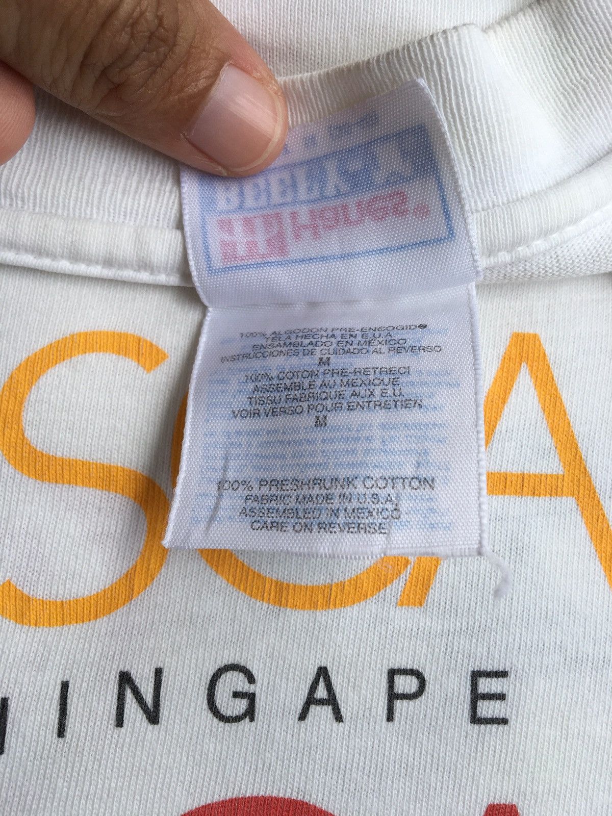 Bape Hanes Bape.com Tee Size US M / EU 48-50 / 2 - 9 Thumbnail