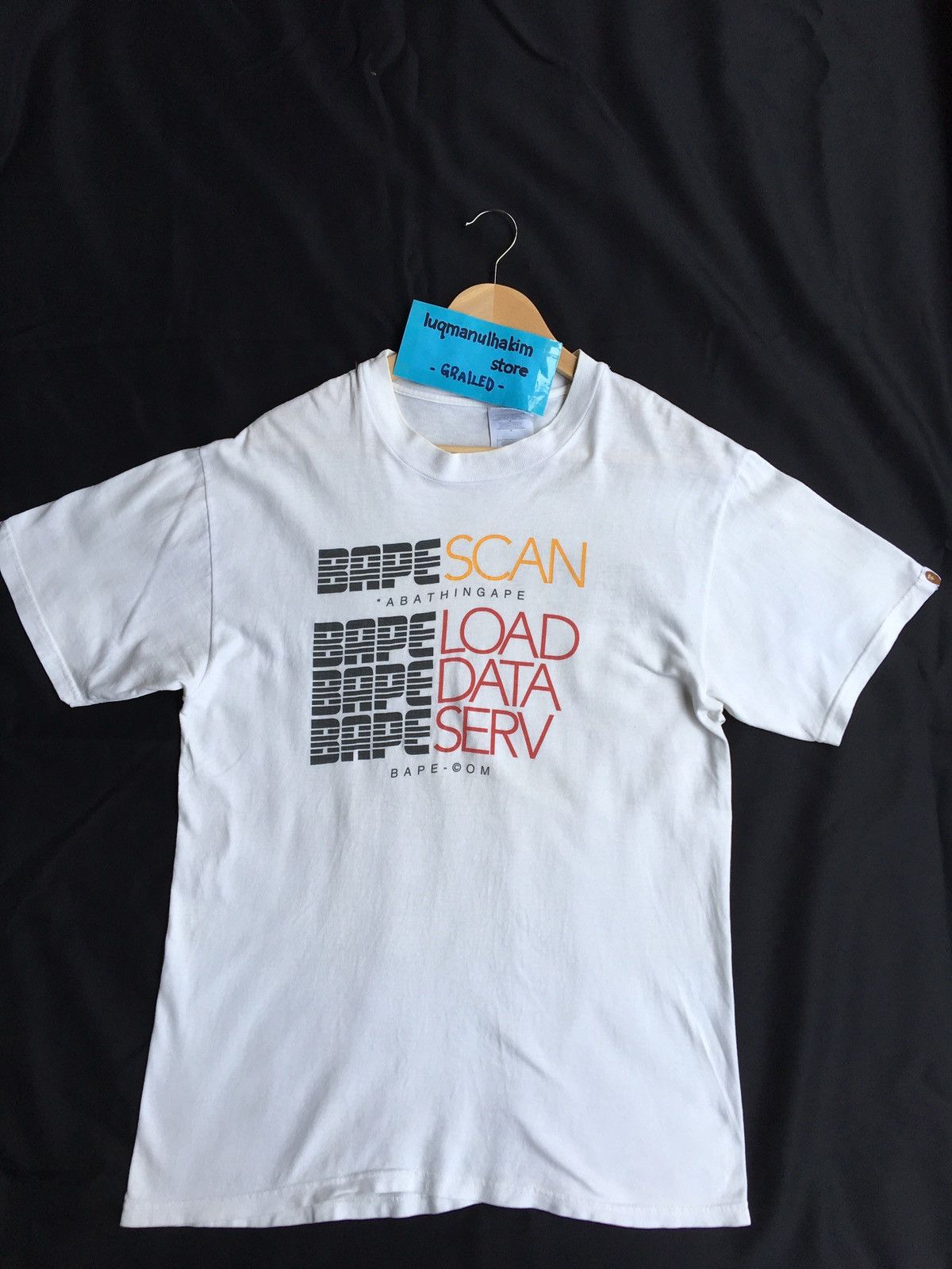 Bape Hanes Bape.com Tee Size US M / EU 48-50 / 2 - 2 Thumbnail