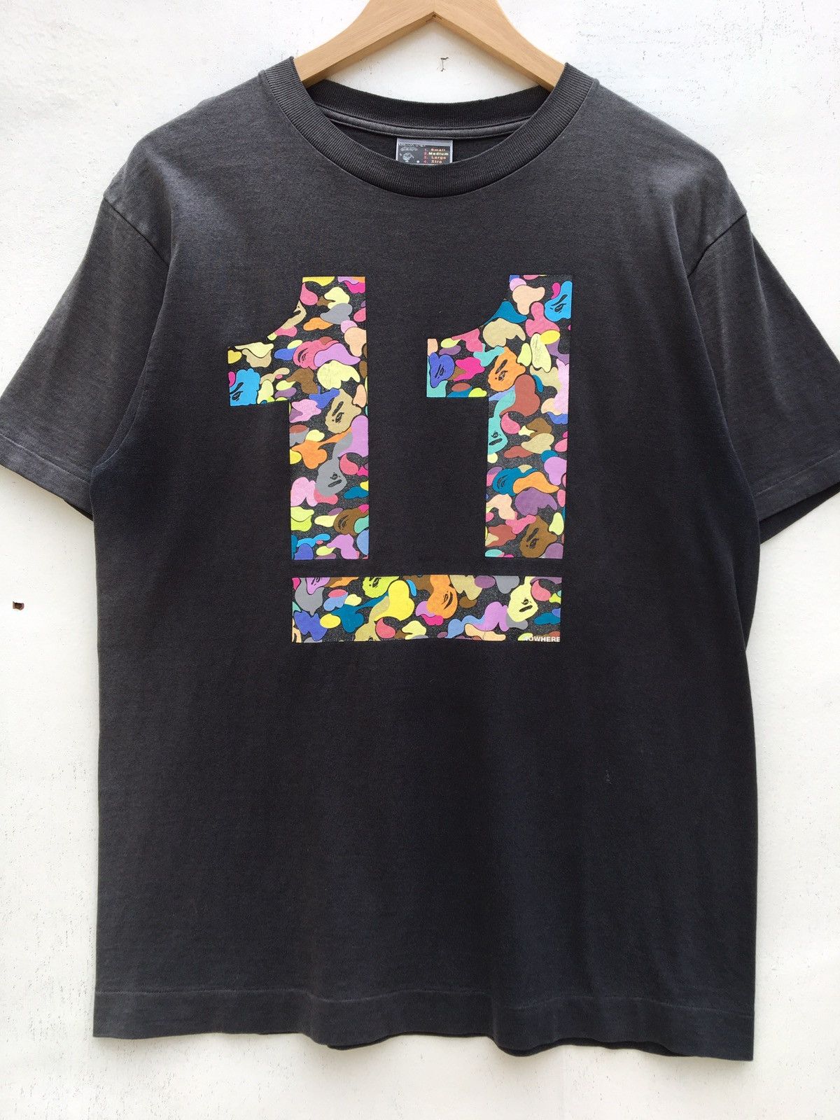 Bape Nowhere 11th Anniversary Muti Camo Tee Size US M / EU 48-50 / 2 - 3 Thumbnail