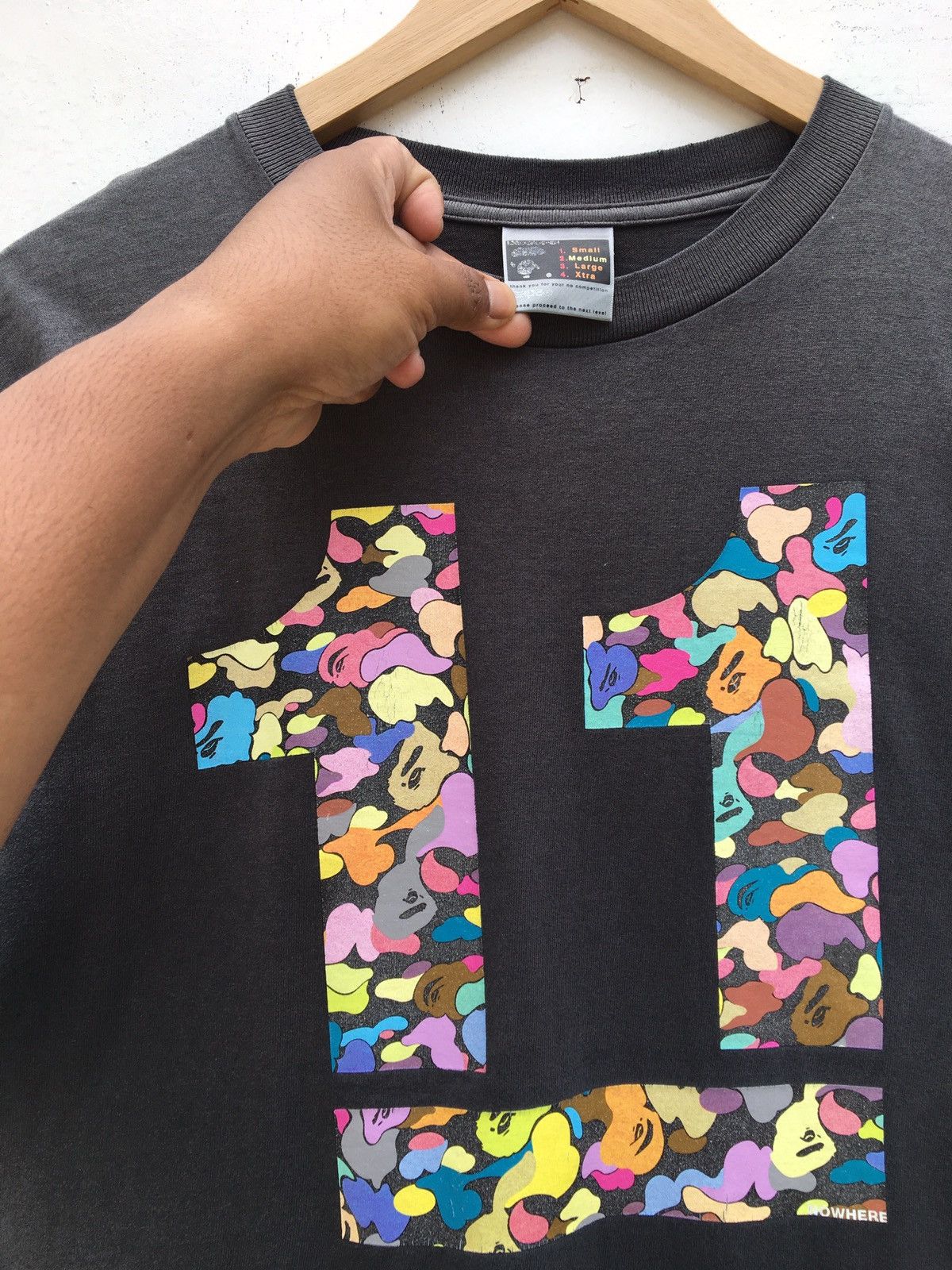 Bape Nowhere 11th Anniversary Muti Camo Tee Size US M / EU 48-50 / 2 - 8 Thumbnail