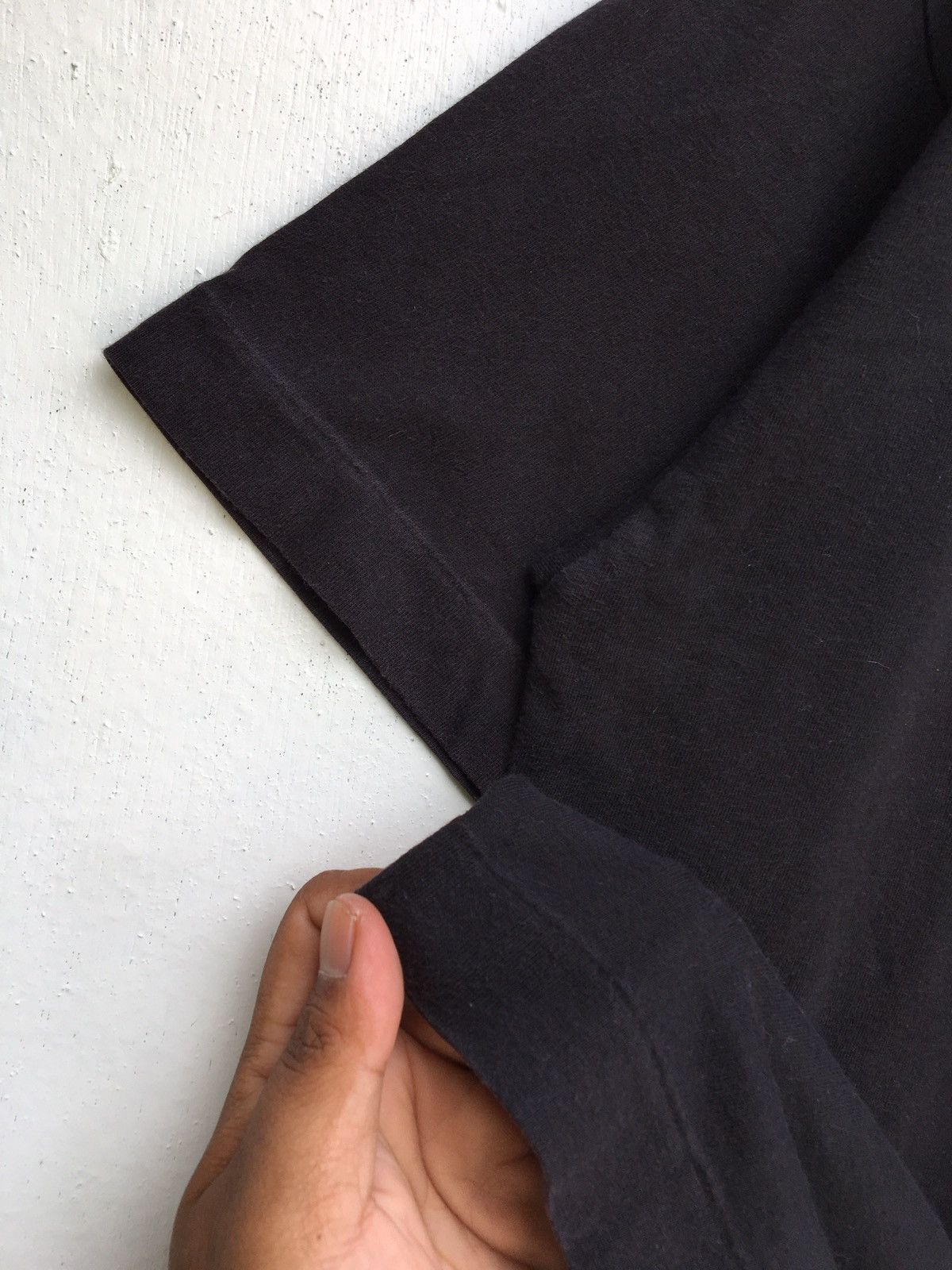 Comme des Garcons Vintage 80s Comme Des Garcons Homme Plain Black Shirt Size US M / EU 48-50 / 2 - 12 Thumbnail