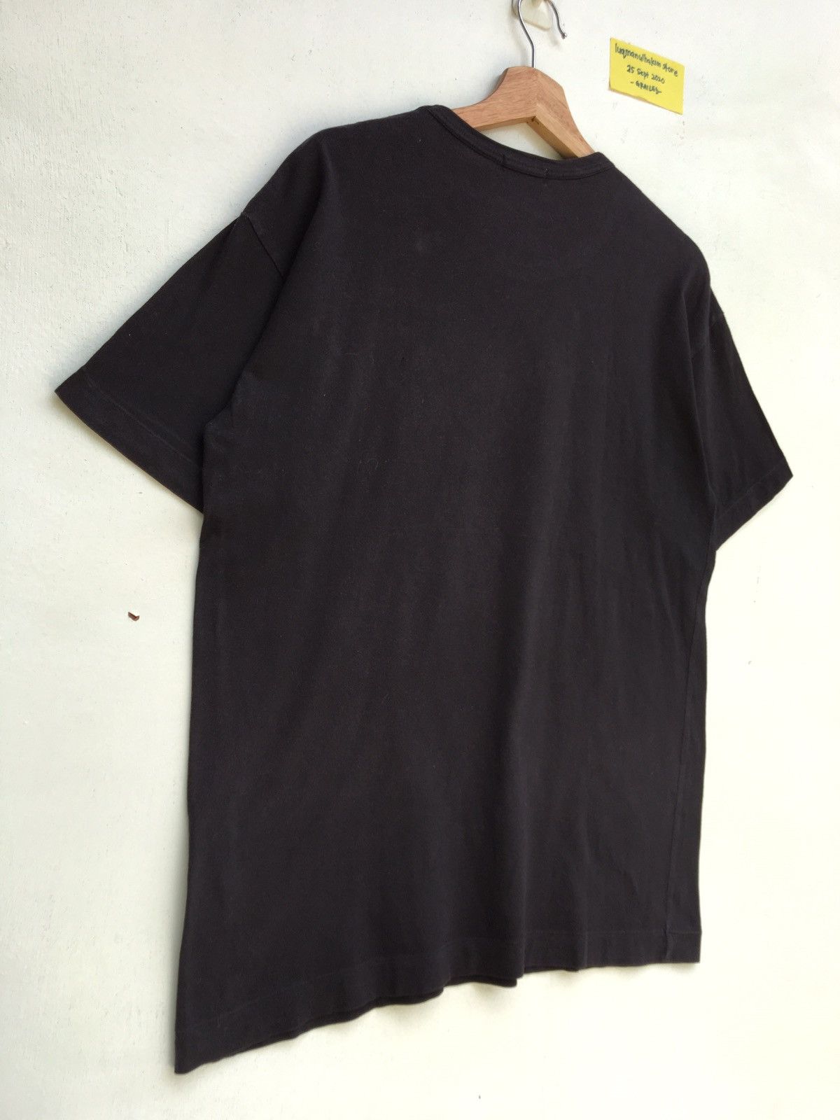 Comme des Garcons Vintage 80s Comme Des Garcons Homme Plain Black Shirt Size US M / EU 48-50 / 2 - 14 Thumbnail