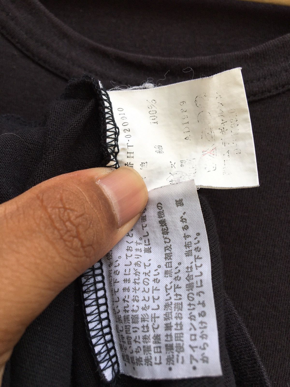 Comme des Garcons Vintage 80s Comme Des Garcons Homme Plain Black Shirt Size US M / EU 48-50 / 2 - 9 Thumbnail
