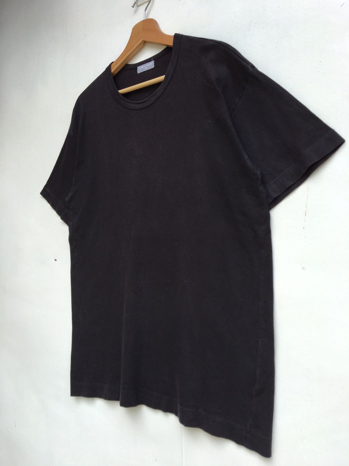 Comme des Garcons Vintage 80s Comme Des Garcons Homme Plain Black Shirt Size US M / EU 48-50 / 2 - 3 Thumbnail