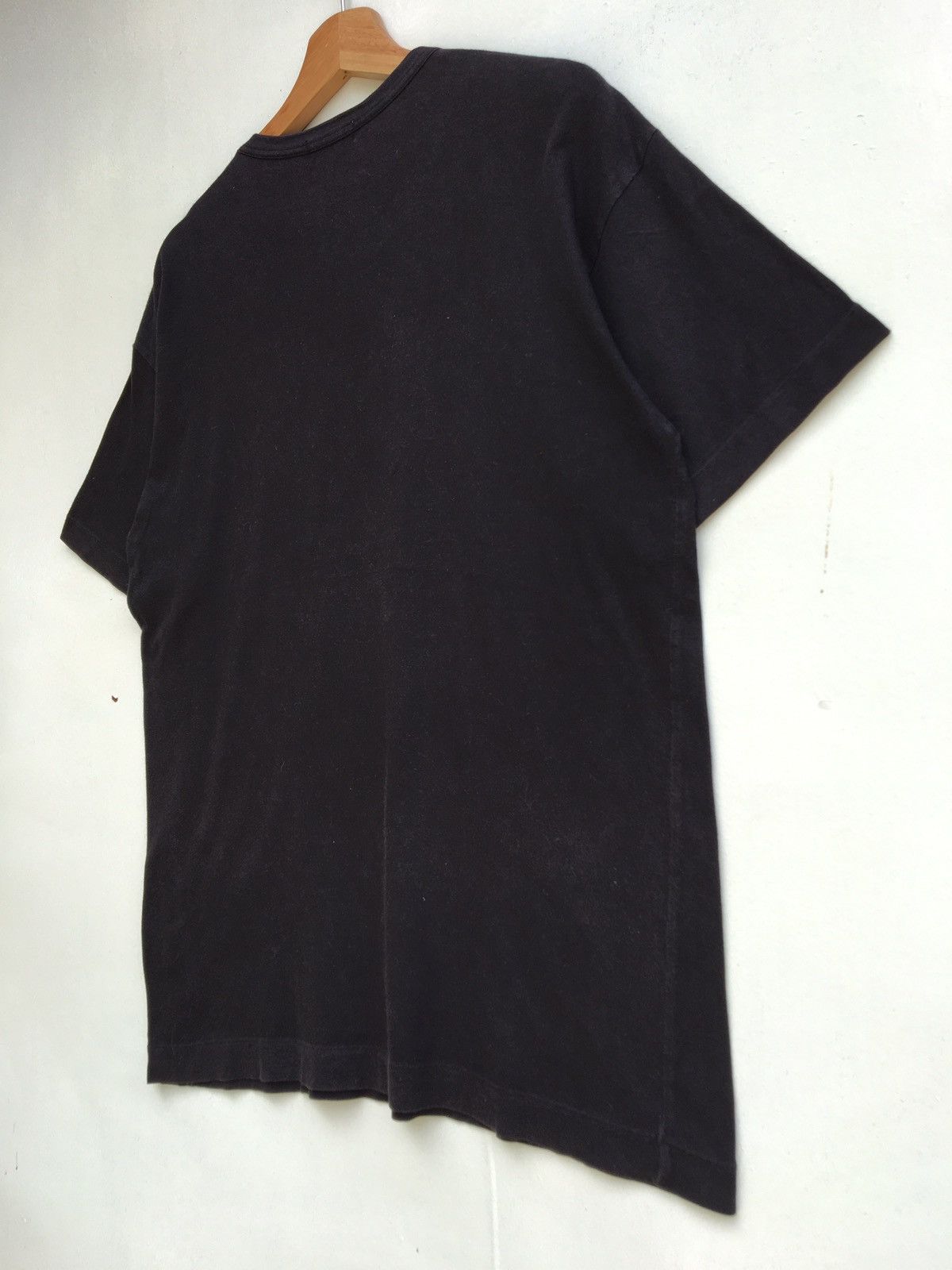 Comme des Garcons Vintage 80s Comme Des Garcons Homme Plain Black Shirt Size US M / EU 48-50 / 2 - 15 Thumbnail