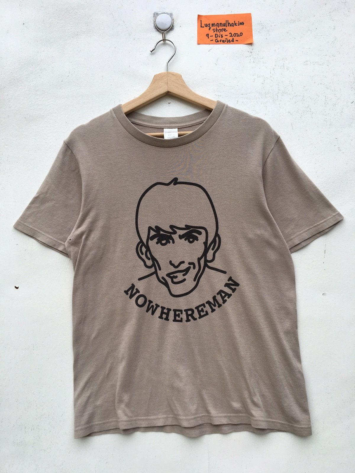 Number (N)ine AW02 Nowhere Man George Ilustration Takahiro Miyashita Tee Size US M / EU 48-50 / 2 - 2 Thumbnail