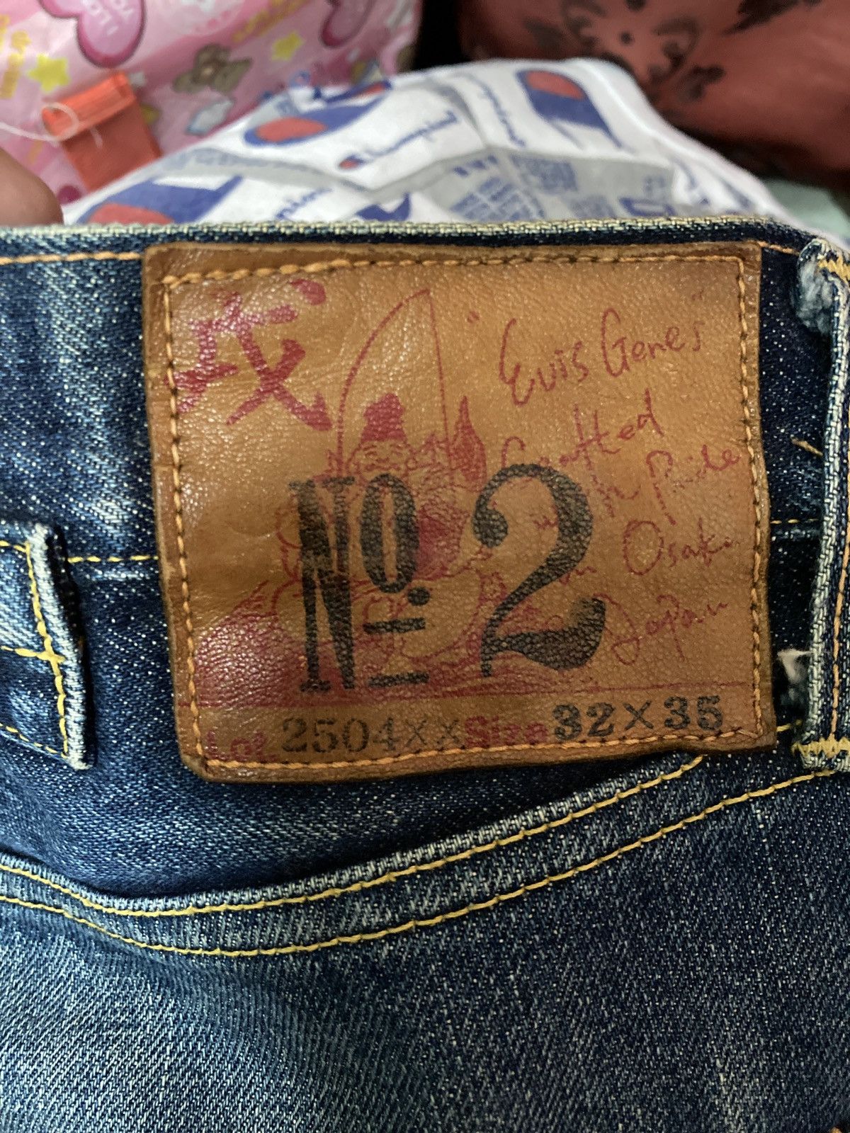Japanese Brand × Self Edge Japanese selvedge Evis number 2 jean Size US 32 / EU 48 - 3 Thumbnail