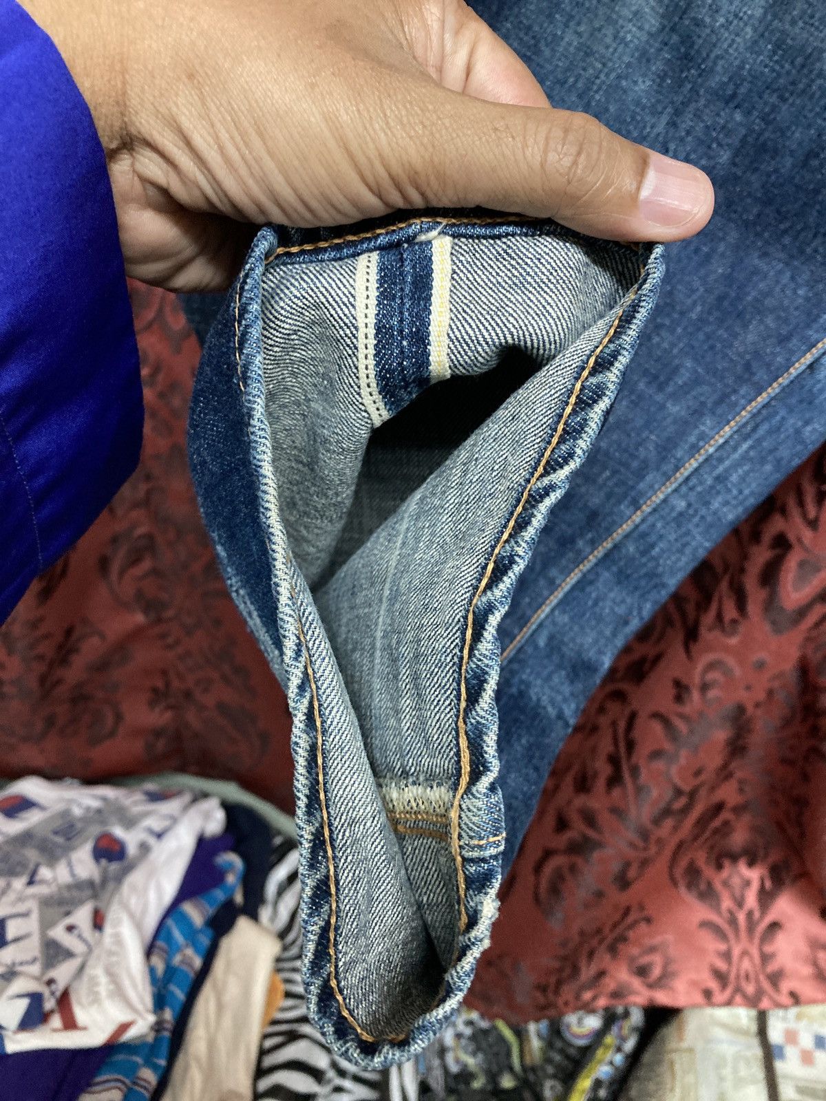Japanese Brand × Self Edge Japanese selvedge Evis number 2 jean Size US 32 / EU 48 - 16 Thumbnail
