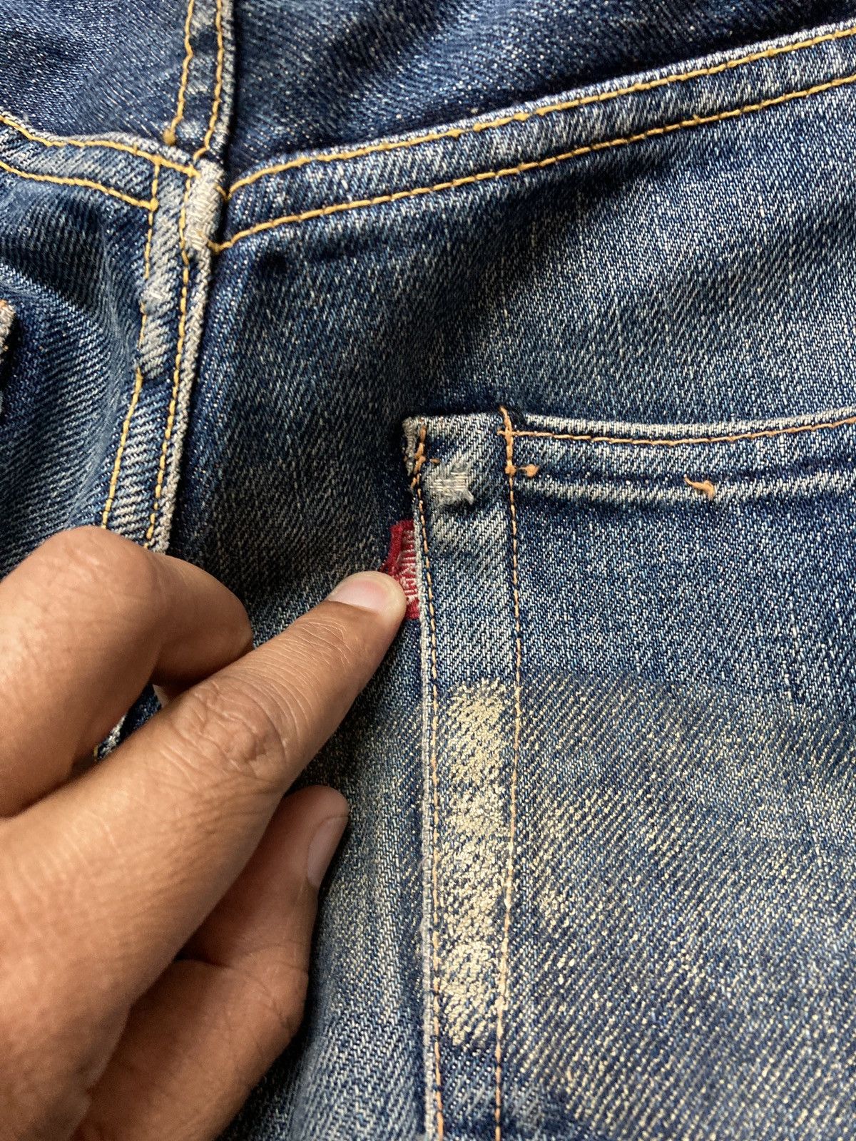 Japanese Brand × Self Edge Japanese selvedge Evis number 2 jean Size US 32 / EU 48 - 6 Thumbnail
