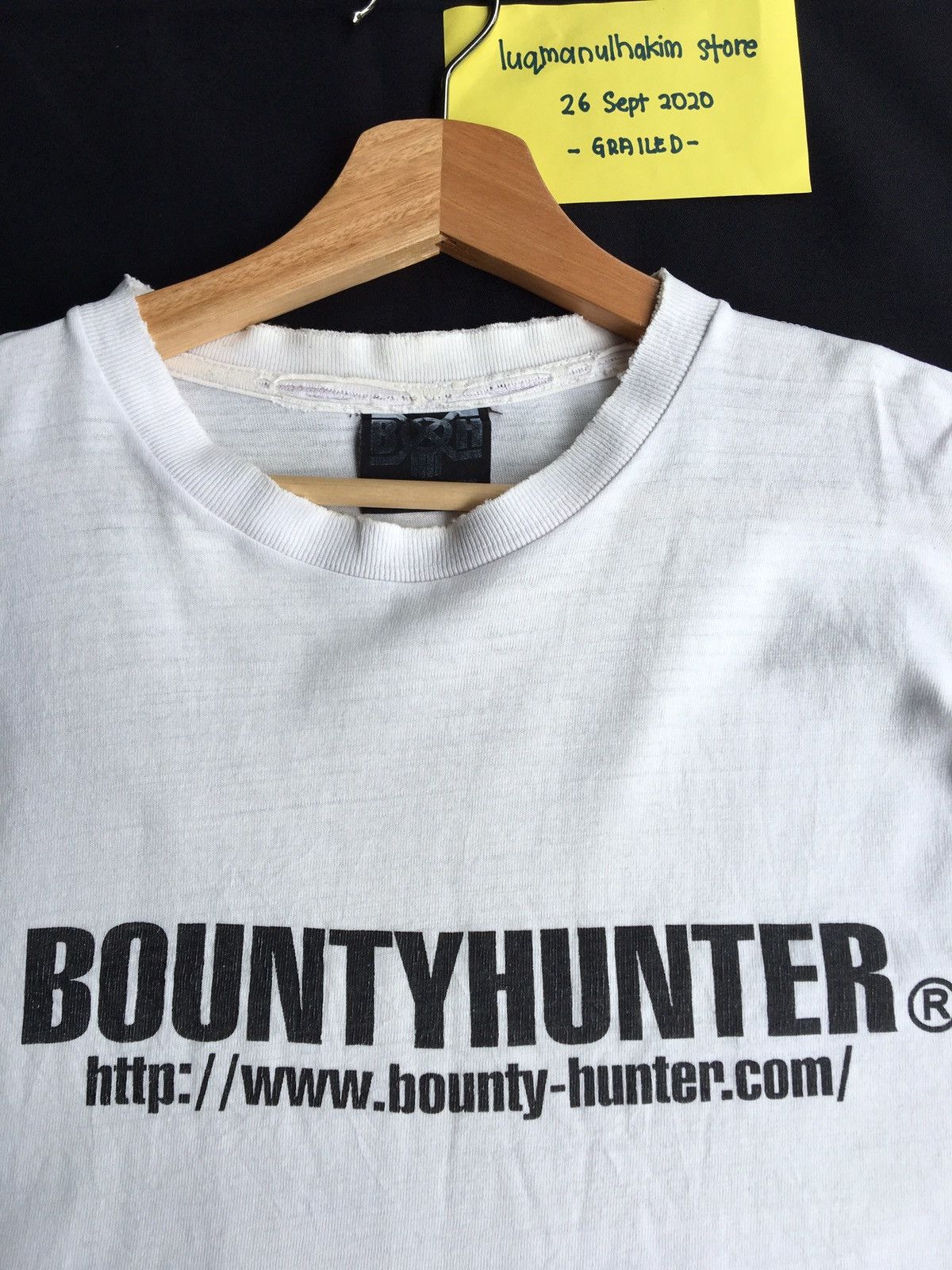 image of Vintage Bounty Hunter Japan Japanese Streetwear Tshirt in White, Men's (Size XL)