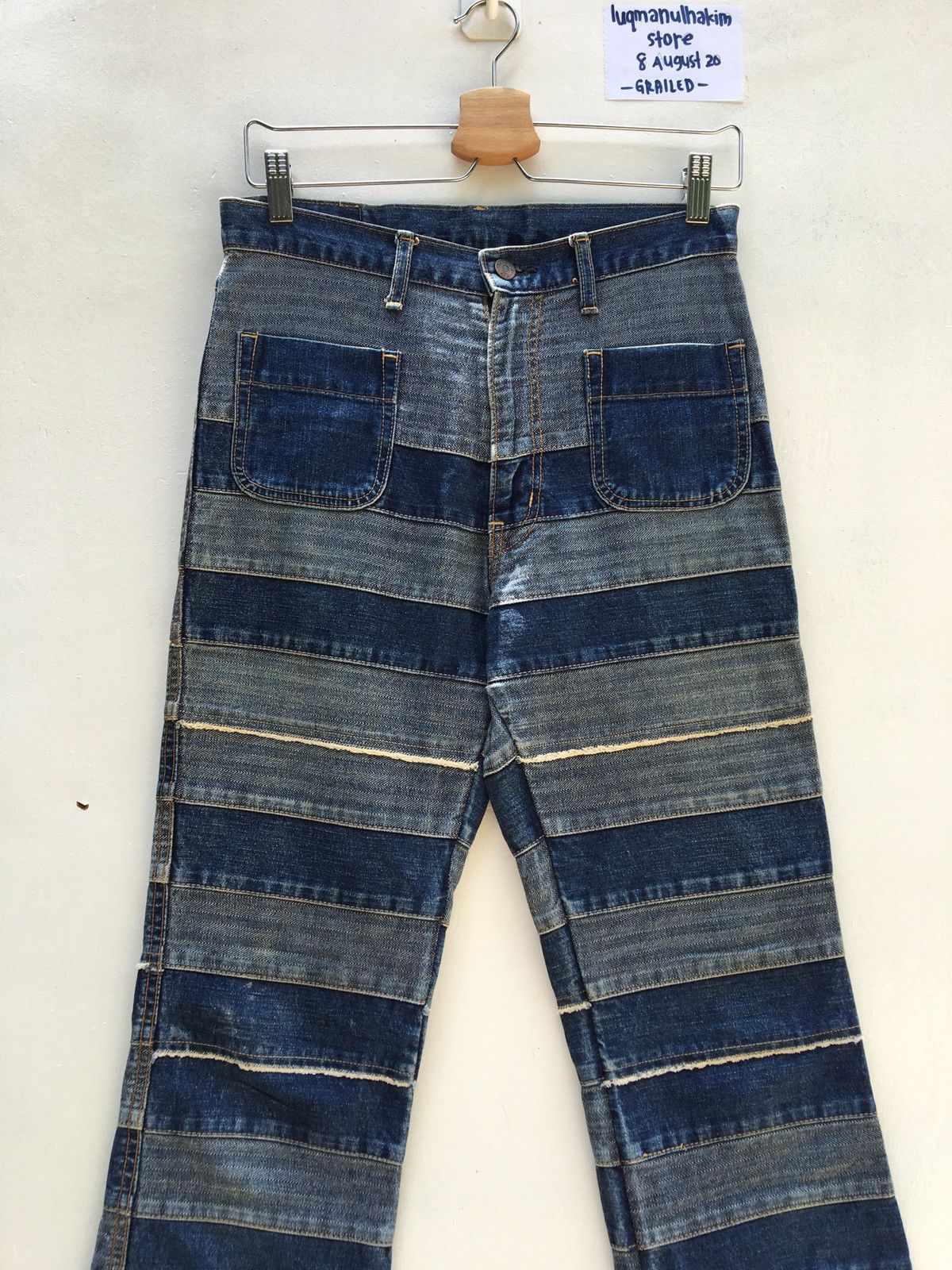 Hysteric Glamour Rare Kinky Hysteric Glamour Patchwork Design Jean Size US 29 - 4 Thumbnail