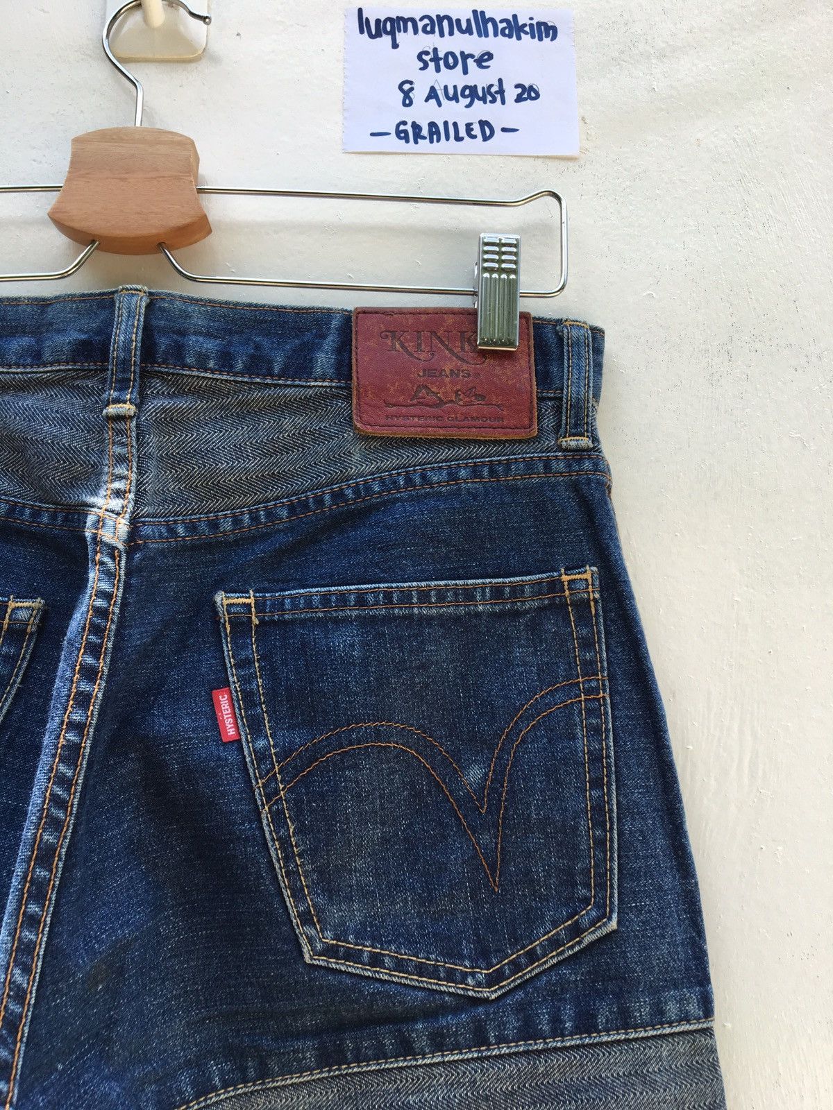 Hysteric Glamour Rare Kinky Hysteric Glamour Patchwork Design Jean Size US 29 - 19 Thumbnail