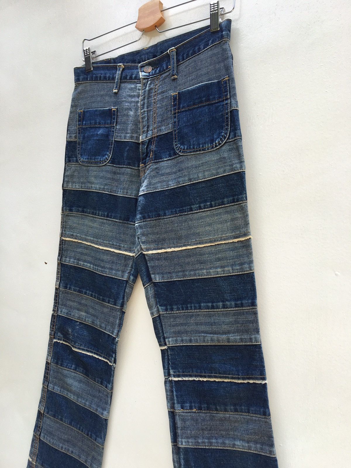 Hysteric Glamour Rare Kinky Hysteric Glamour Patchwork Design Jean Size US 29 - 6 Thumbnail