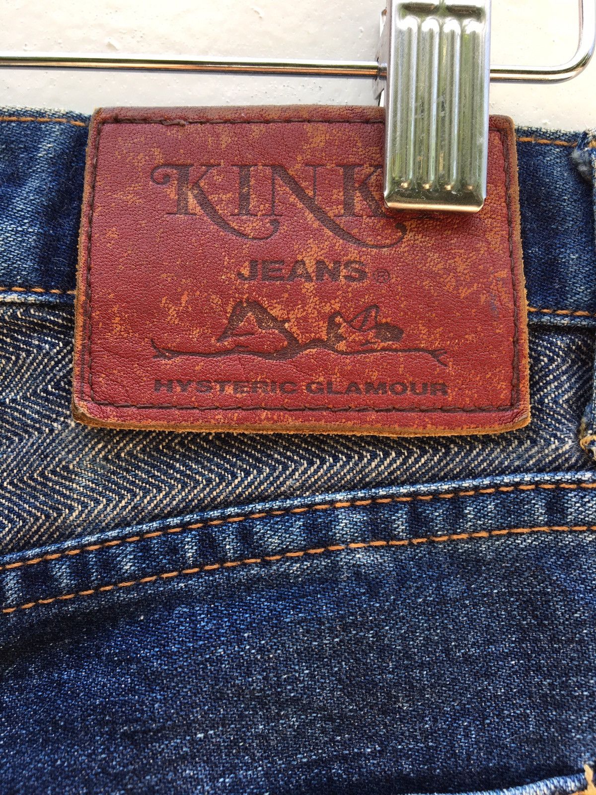 Hysteric Glamour Rare Kinky Hysteric Glamour Patchwork Design Jean Size US 29 - 22 Thumbnail